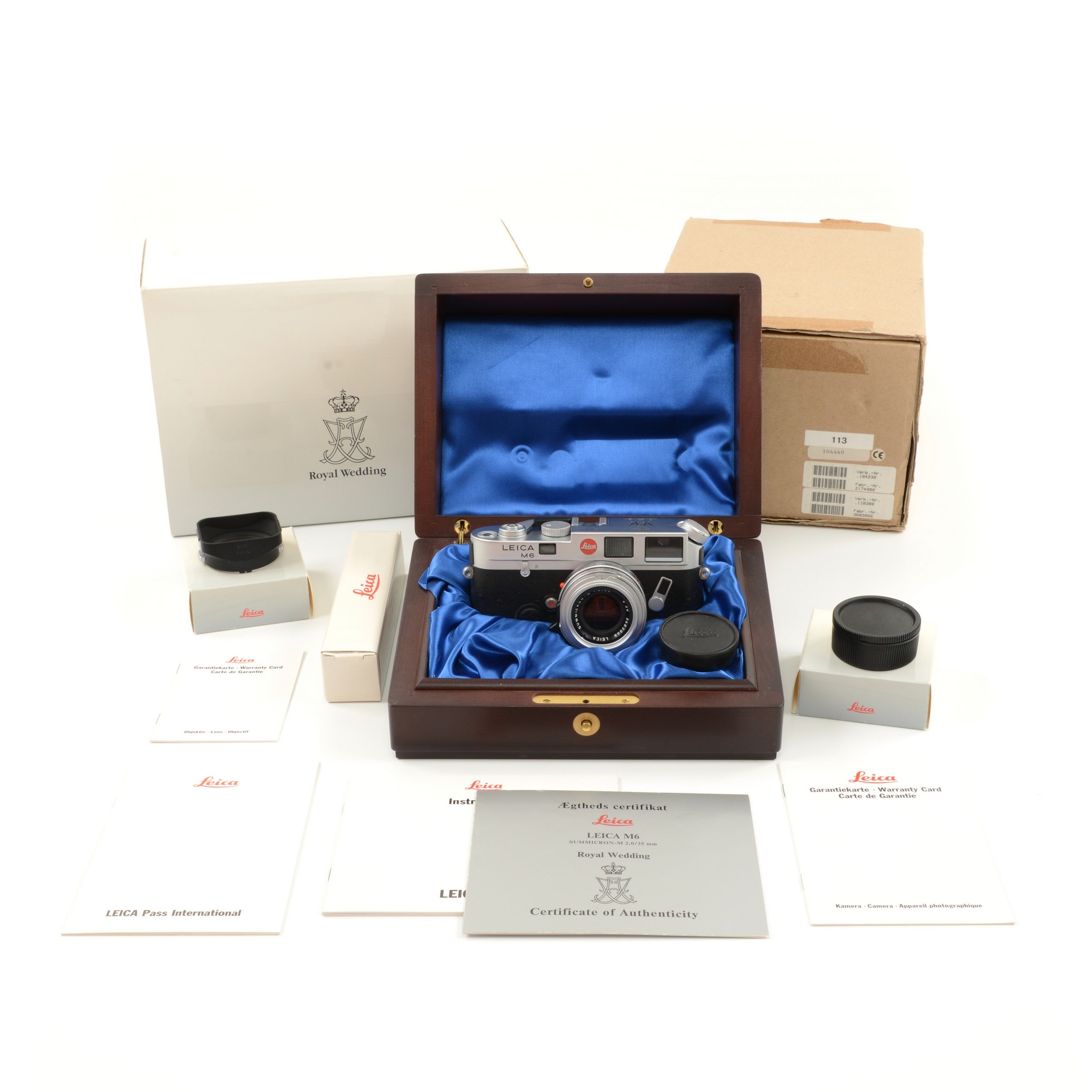 Leica M6 Royal Wedding Set + Box