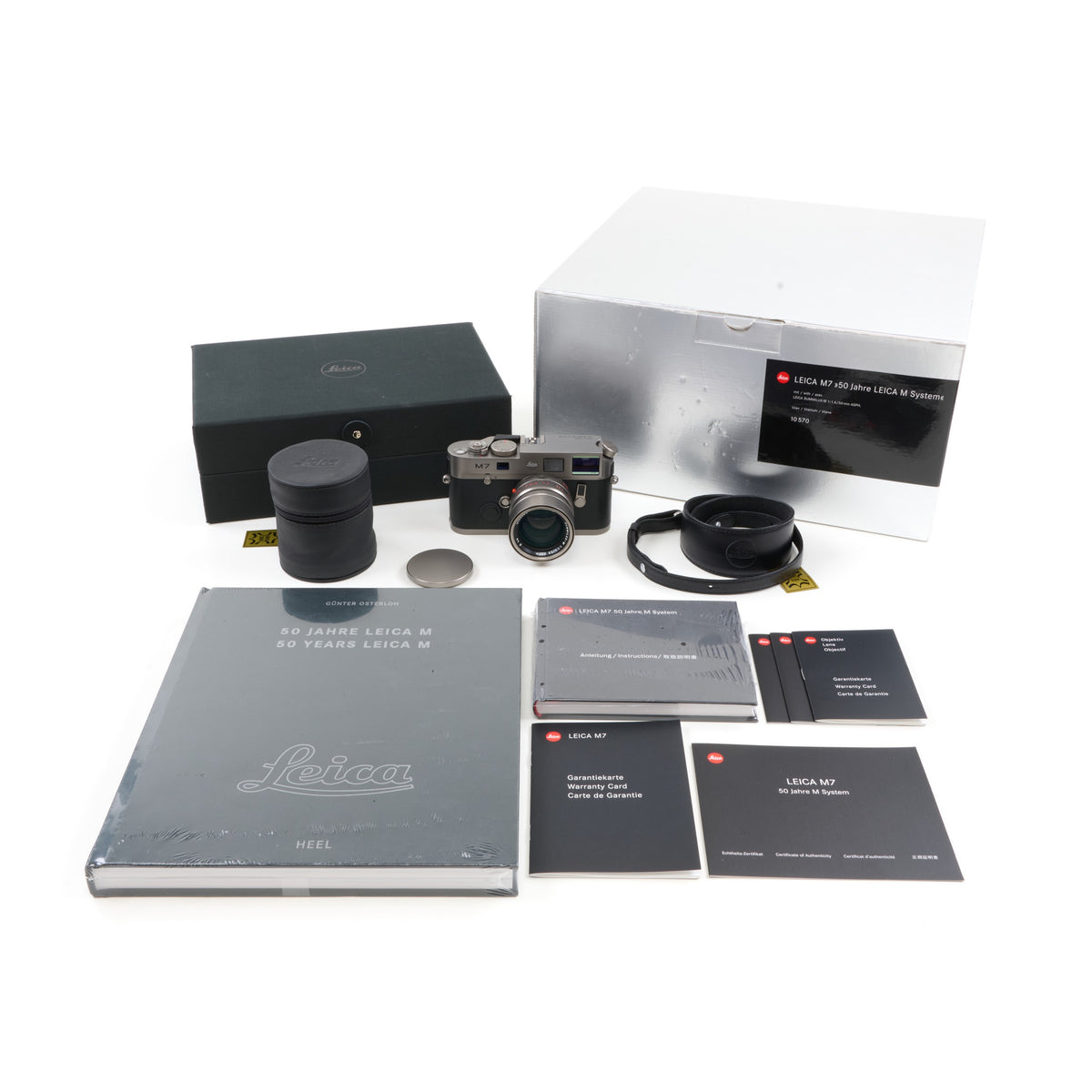 Leica M7 Titanium Set "50 Jahre Leica M System" + Box