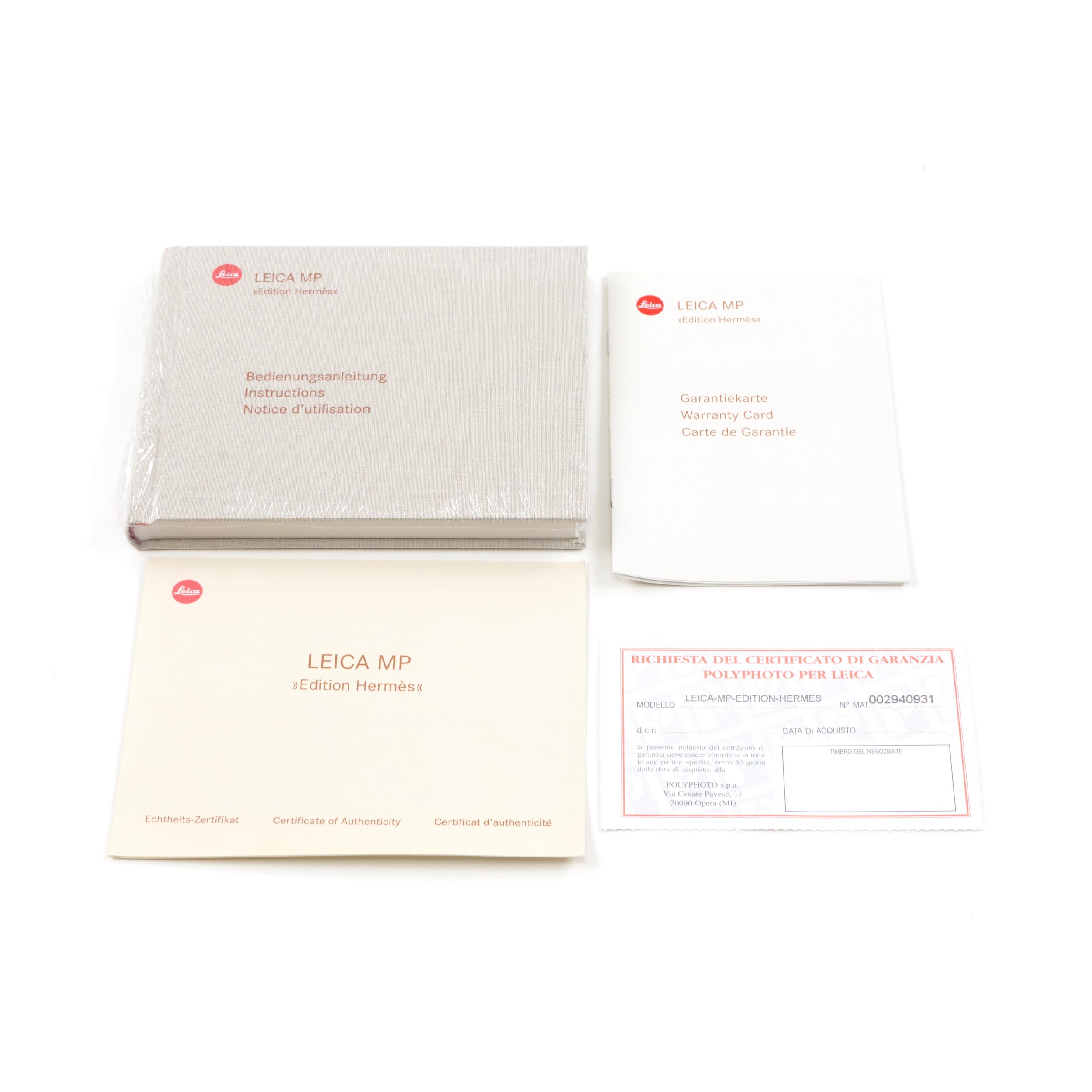 Leica MP Hermès Set + Box