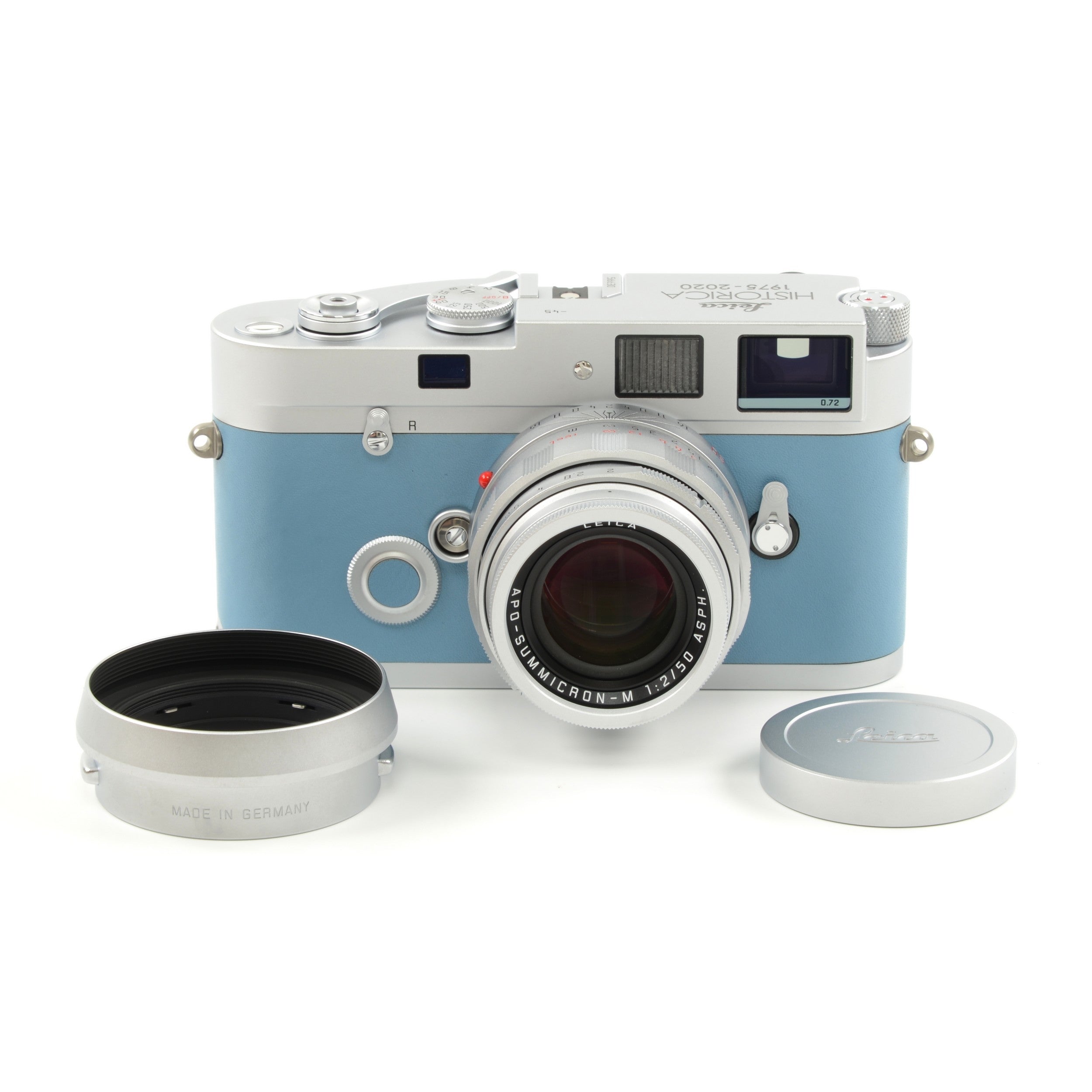 Leica MP Leica Historica 1975-2020 Set + 50mm f1.2 Noctilux-M ASPH Silver Matching Number + Box