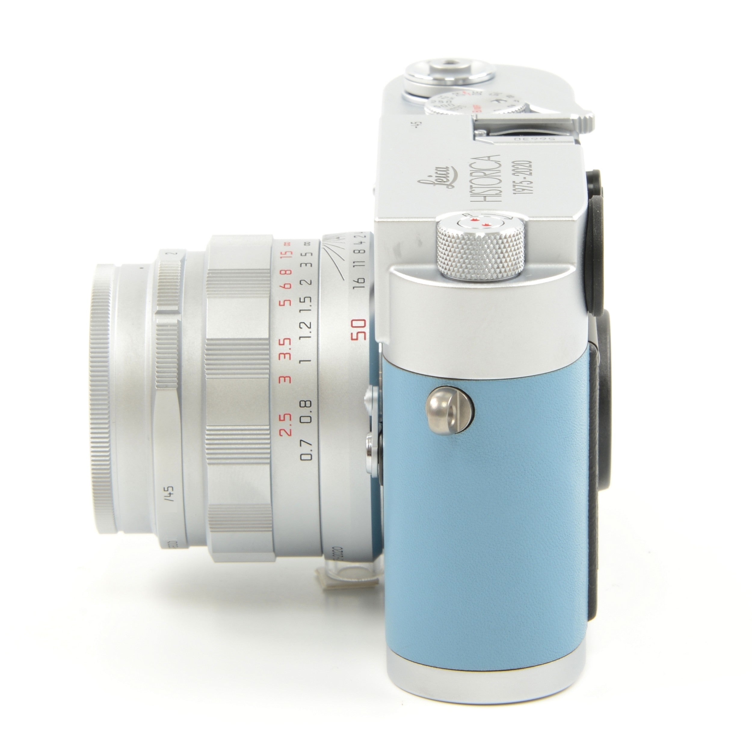Leica MP Leica Historica 1975-2020 Set + 50mm f1.2 Noctilux-M ASPH Silver Matching Number + Box
