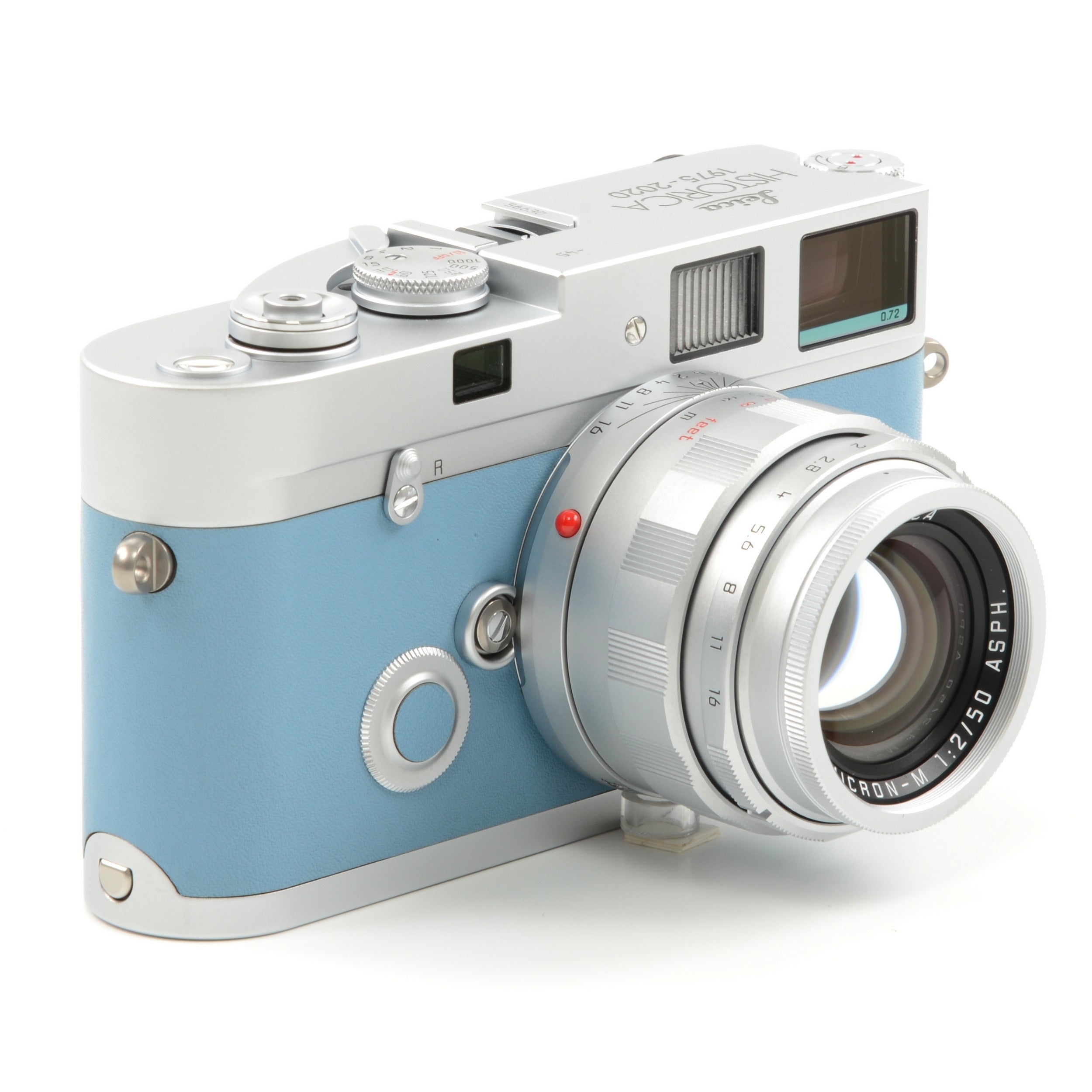 Leica MP Leica Historica 1975-2020 Set + 50mm f1.2 Noctilux-M ASPH Silver Matching Number + Box