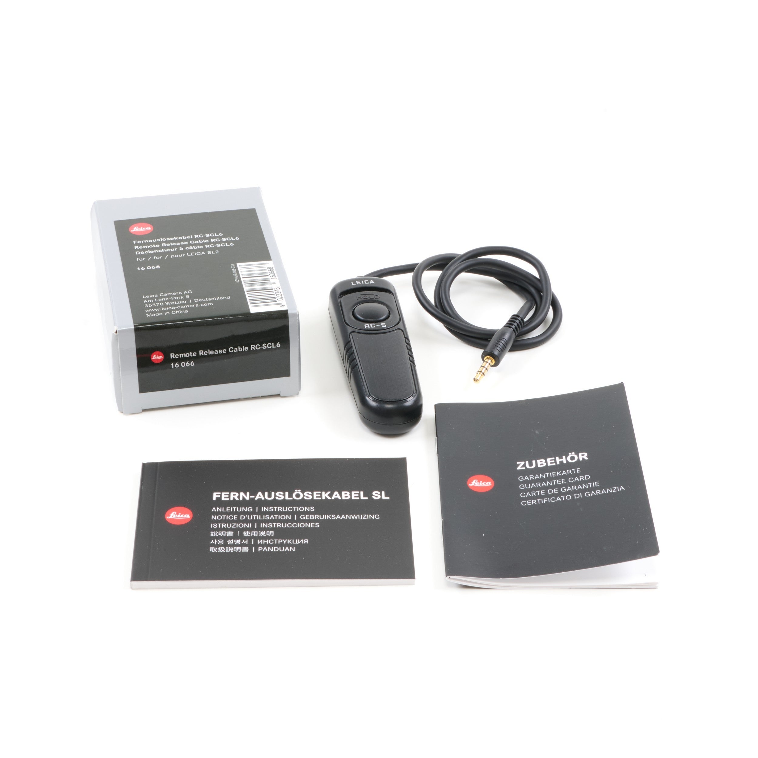Leica Remote Release Cable RC-SCL6 For Leica SL2 + Box
