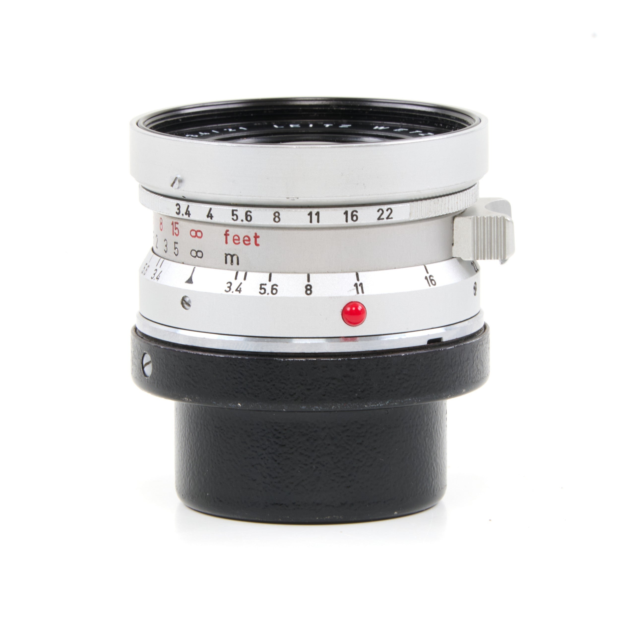 Leitz 21mm f3.4 Super-Angulon Silver + 12501 Hood