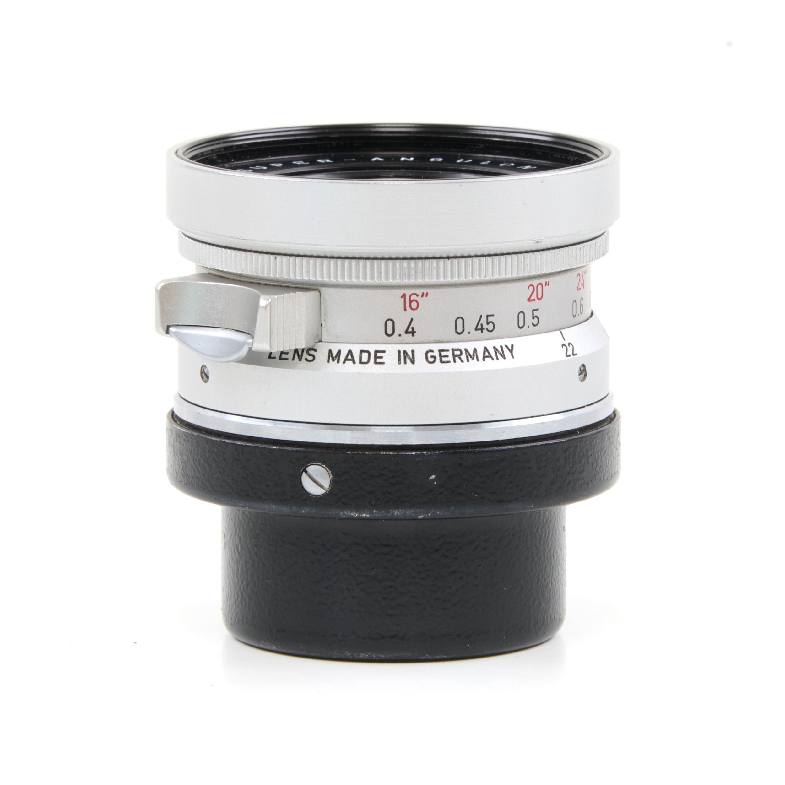 Leitz 21mm f3.4 Super-Angulon Silver + 12501 Hood