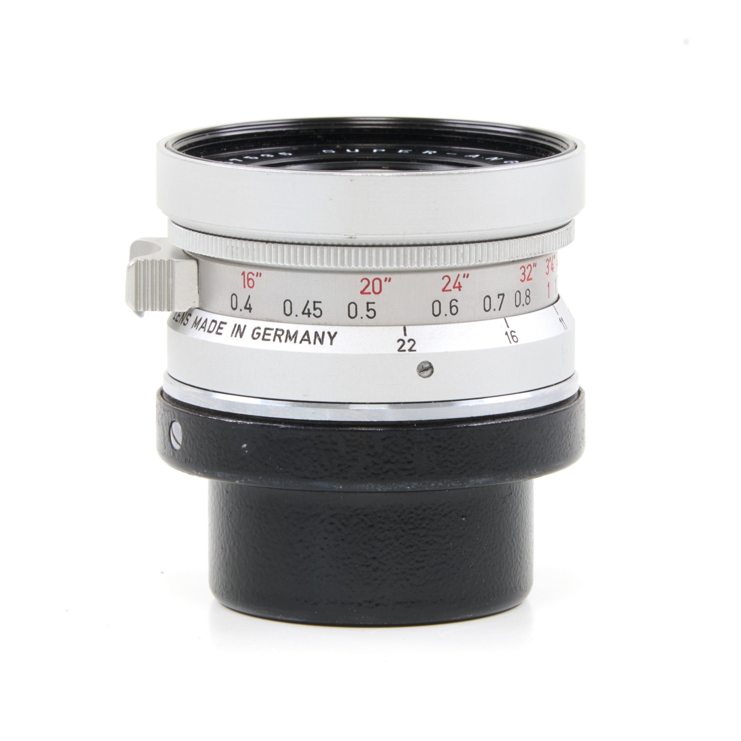 Leitz 21mm f3.4 Super-Angulon Silver + 12501 Hood