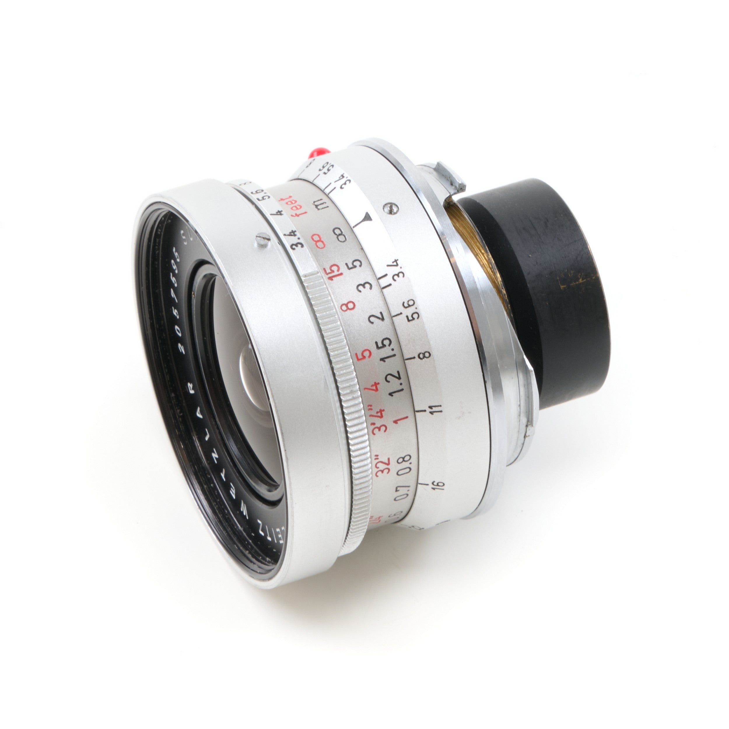 Leitz 21mm f3.4 Super-Angulon Silver + 12501 Hood