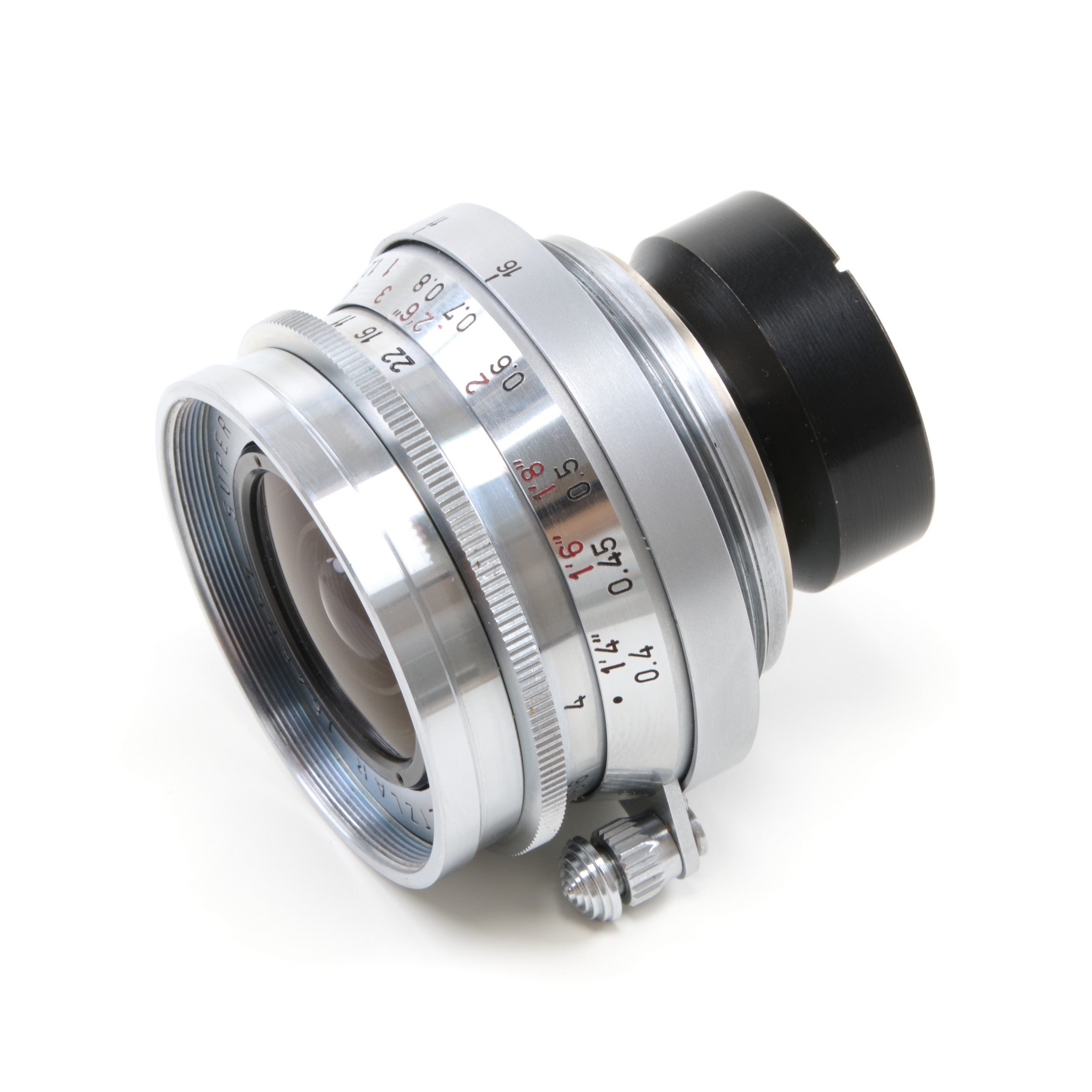 Leitz 21mm f4 Super-Angulon M39 Set + IWKOO Hood