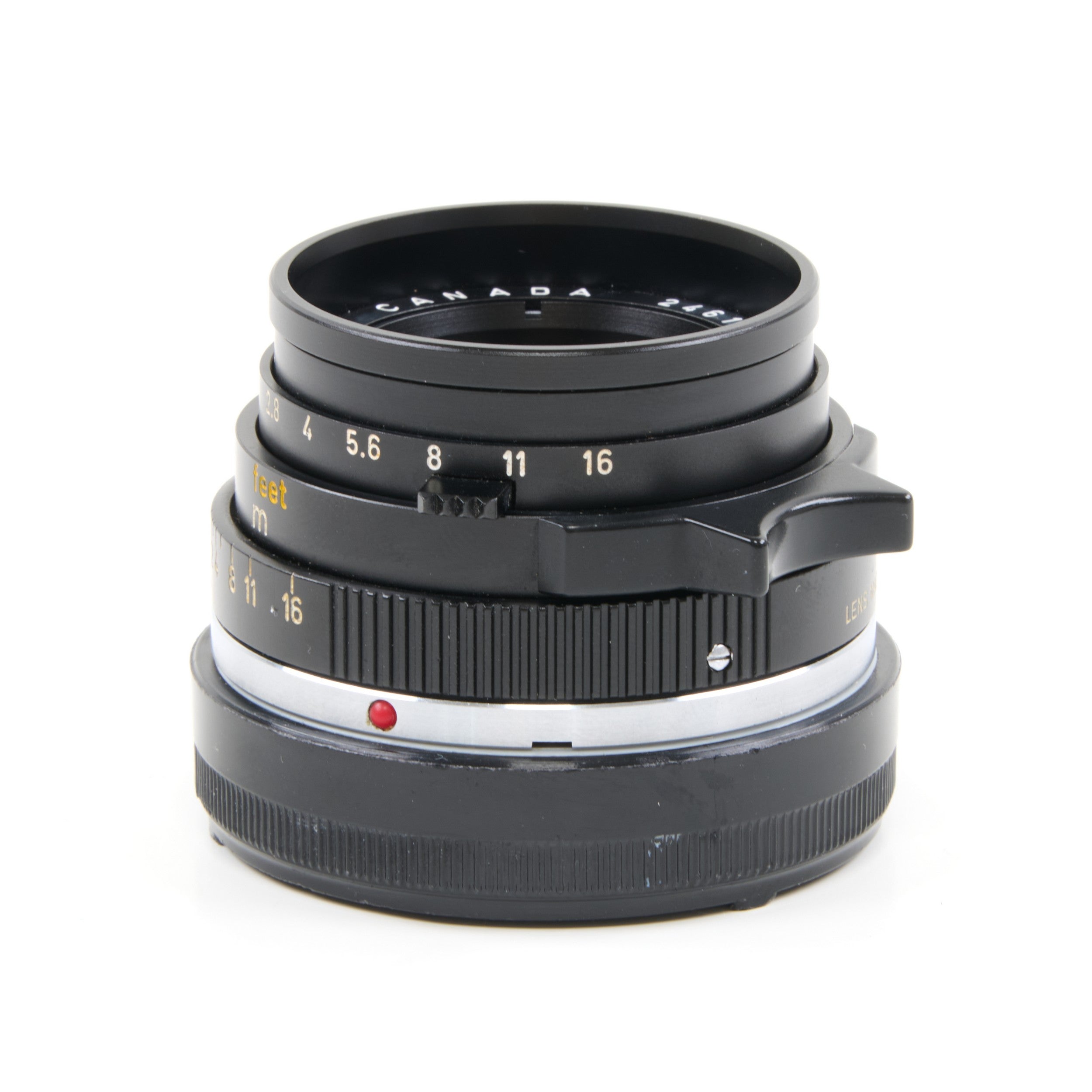 Leitz 35mm f2 Summicron 3rd Version Without Filter Threads