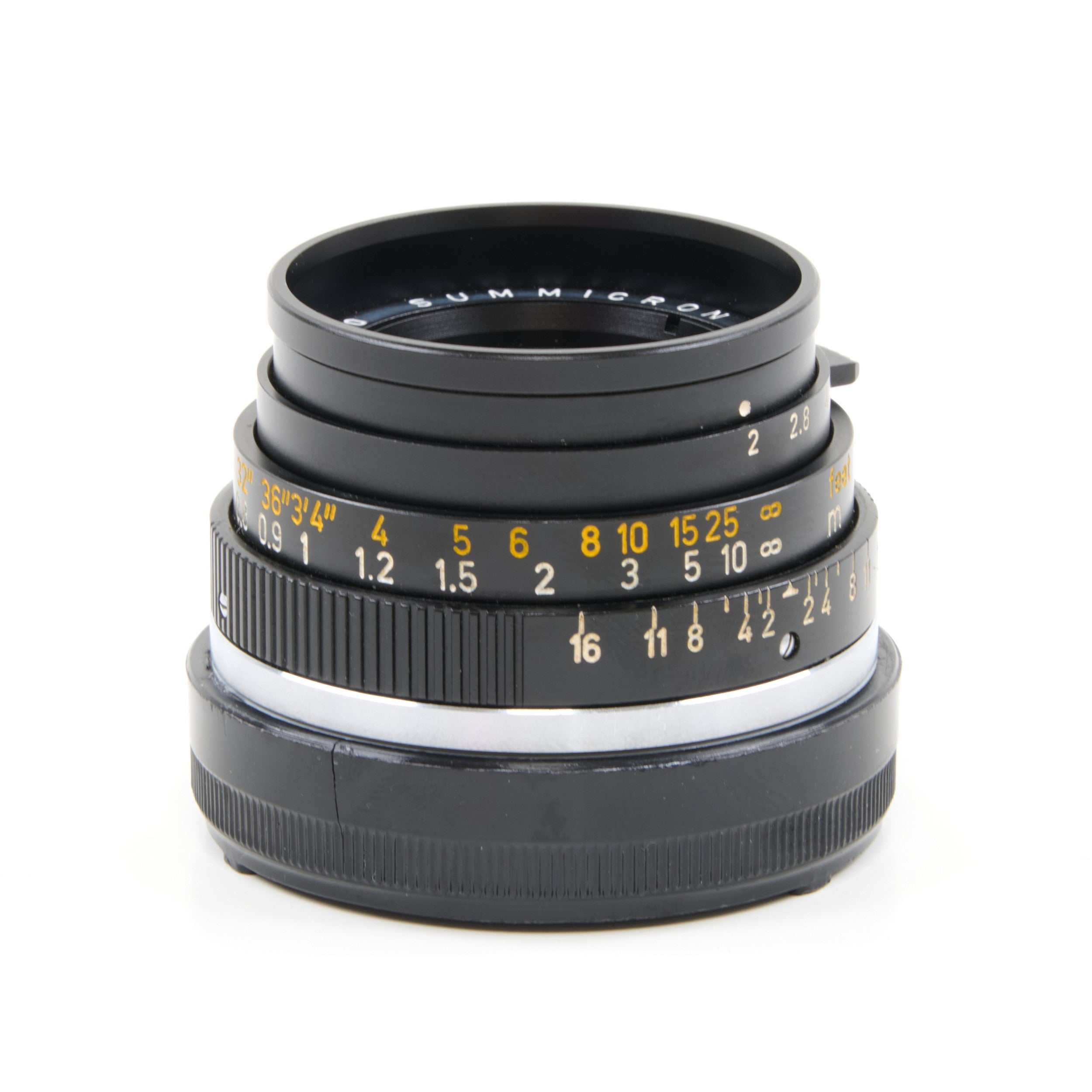 Leitz 35mm f2 Summicron 3rd Version Without Filter Threads