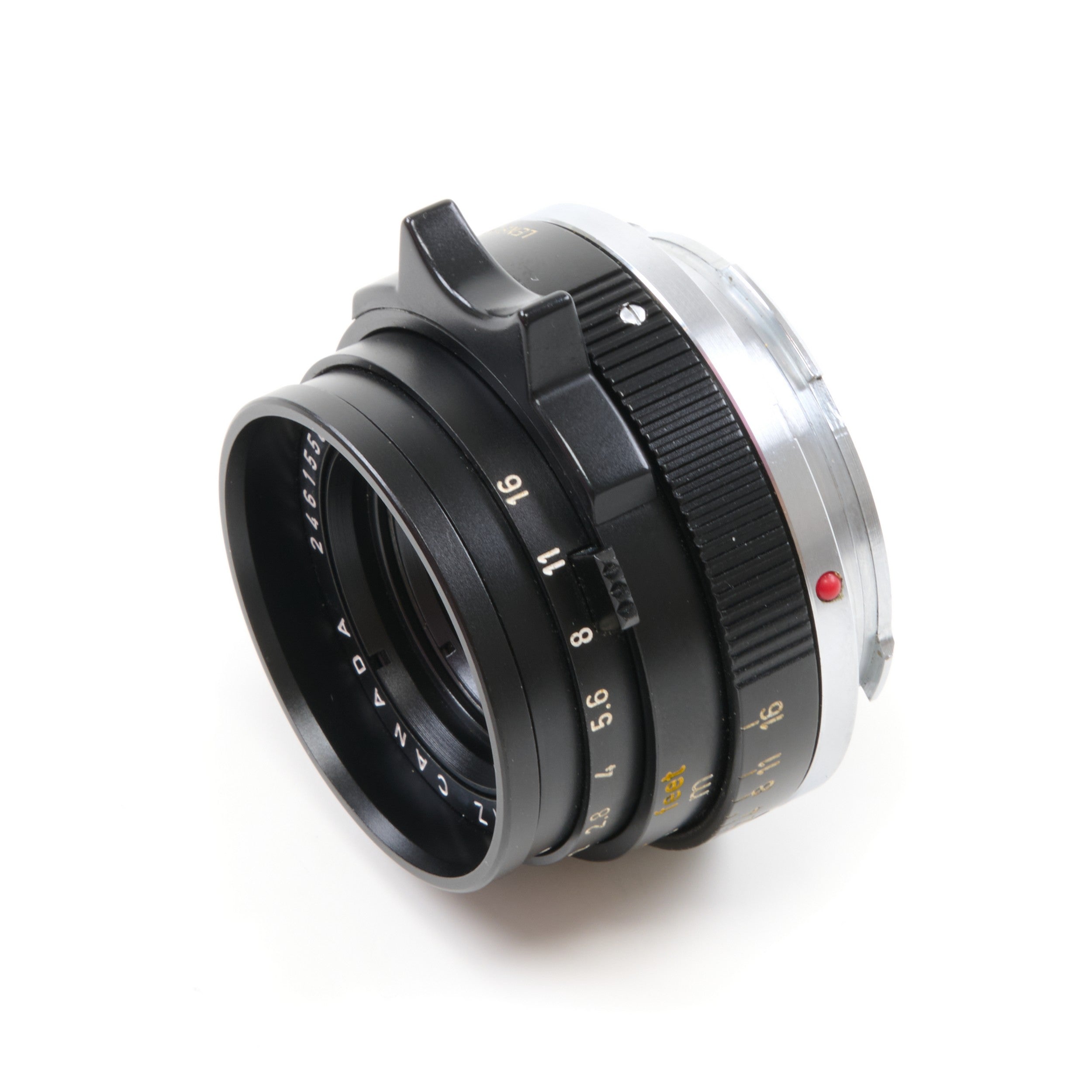Leitz 35mm f2 Summicron 3rd Version Without Filter Threads