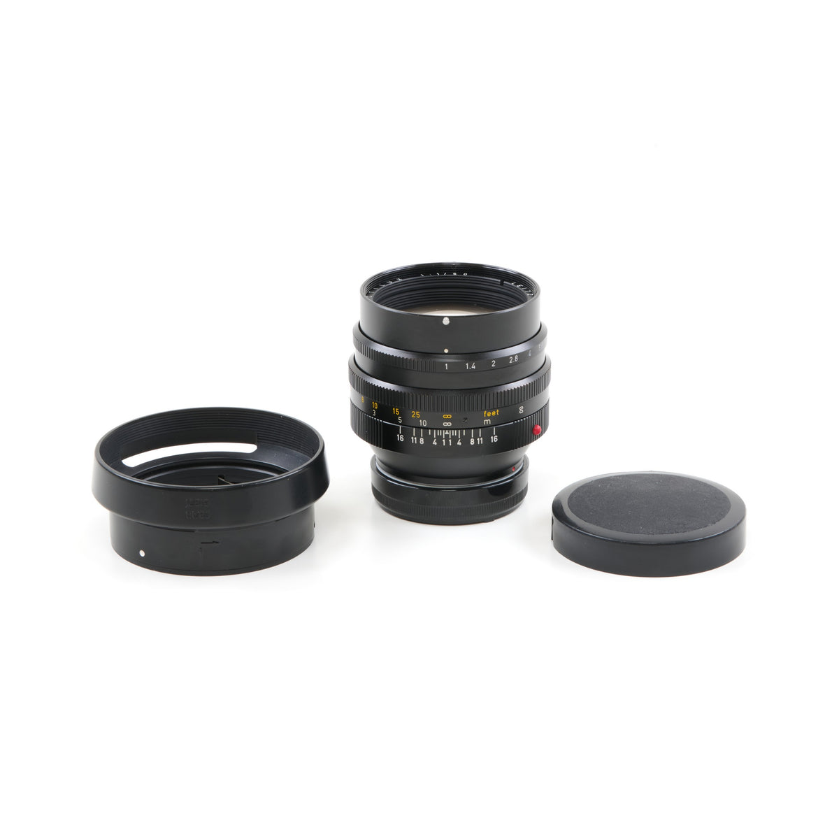 Leitz 50mm f1 Noctilux E58 + 12519 Hood First Batch