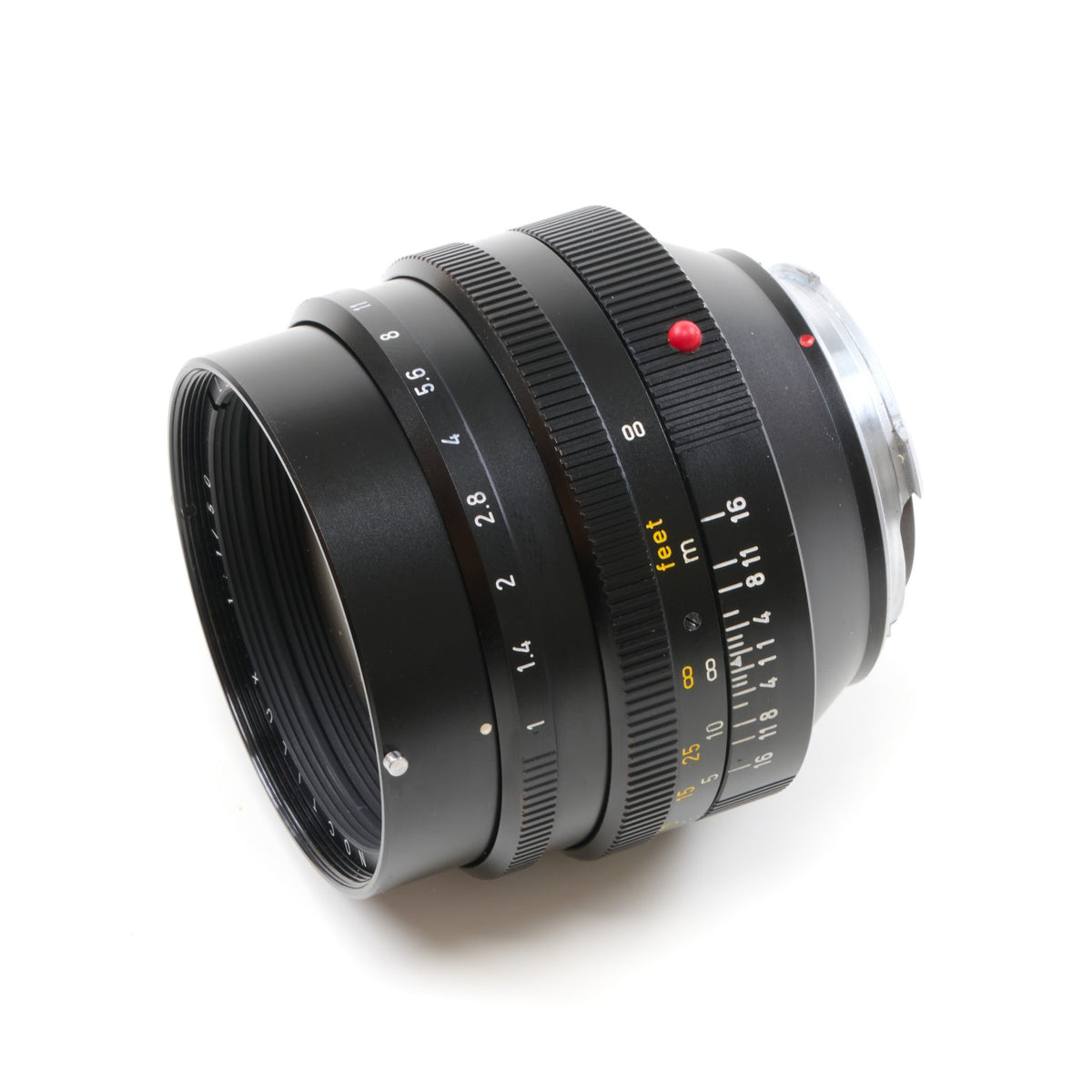 Leitz 50mm f1 Noctilux E58 + 12519 Hood First Batch