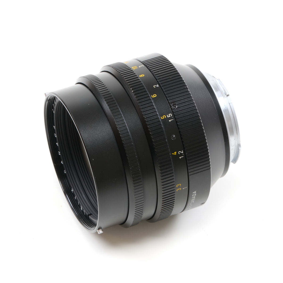 Leitz 50mm f1 Noctilux E58 + 12519 Hood First Batch
