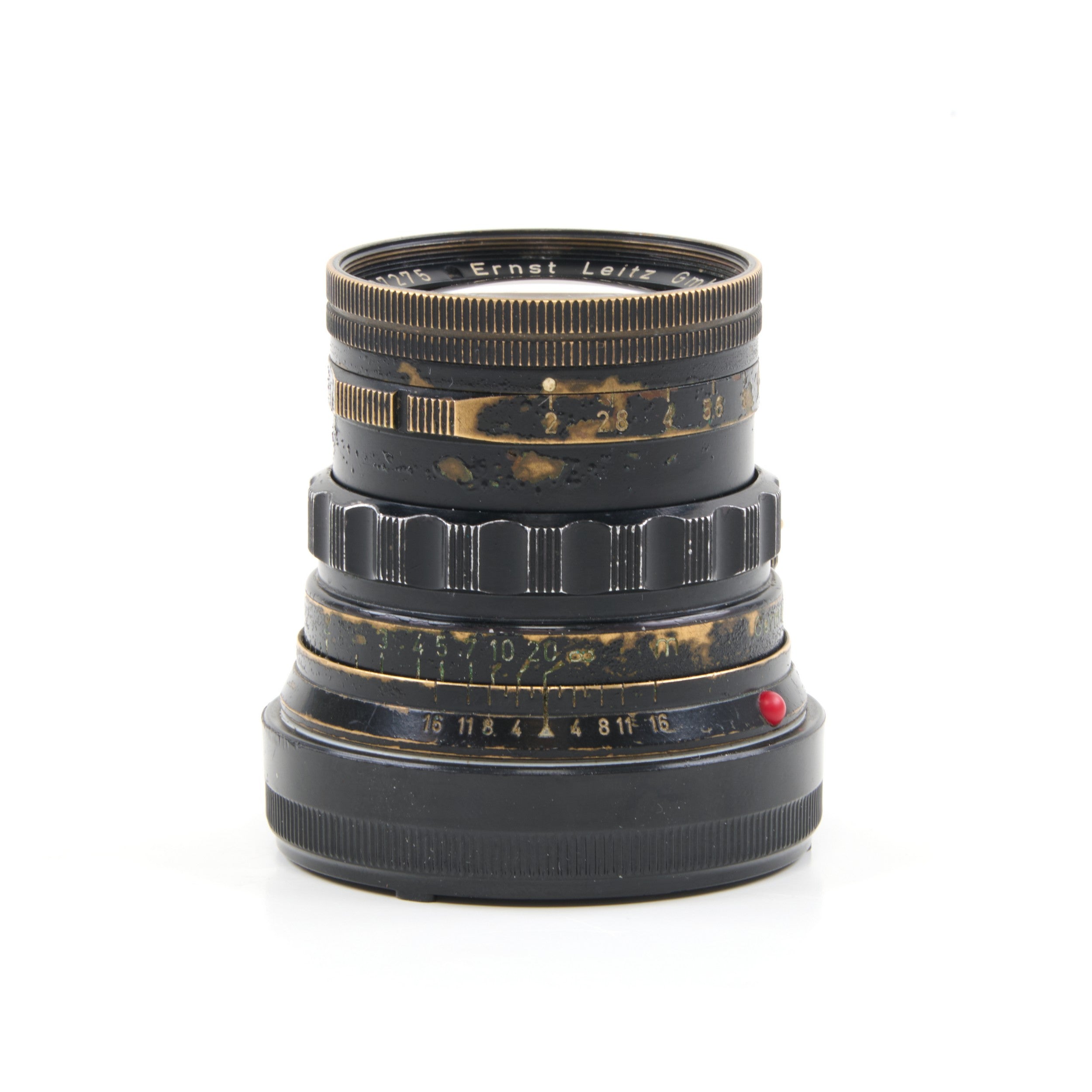 Leitz 50mm f2 Summicron Black Paint Brass Mount Rare