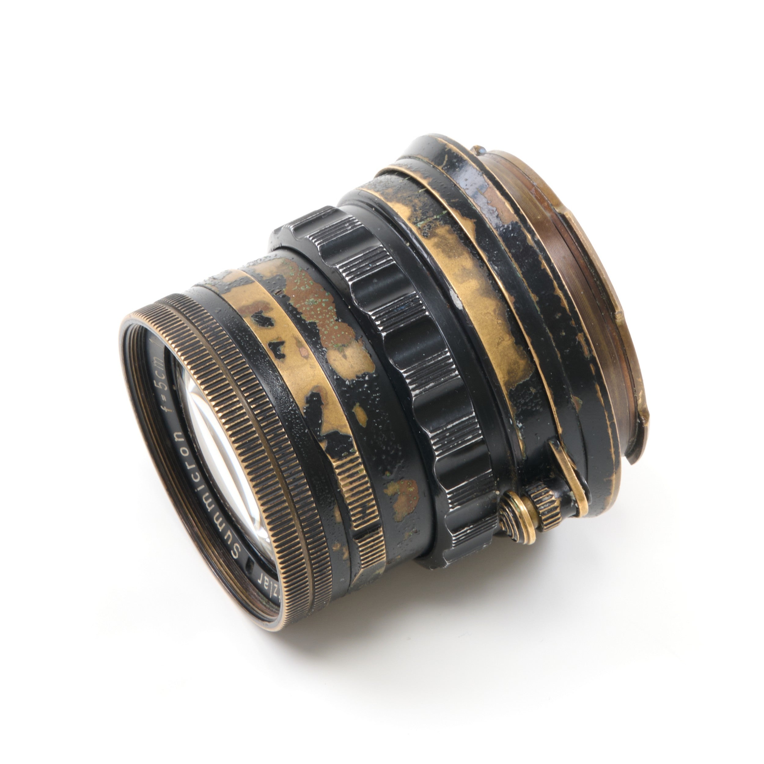 Leitz 50mm f2 Summicron Black Paint Brass Mount Rare