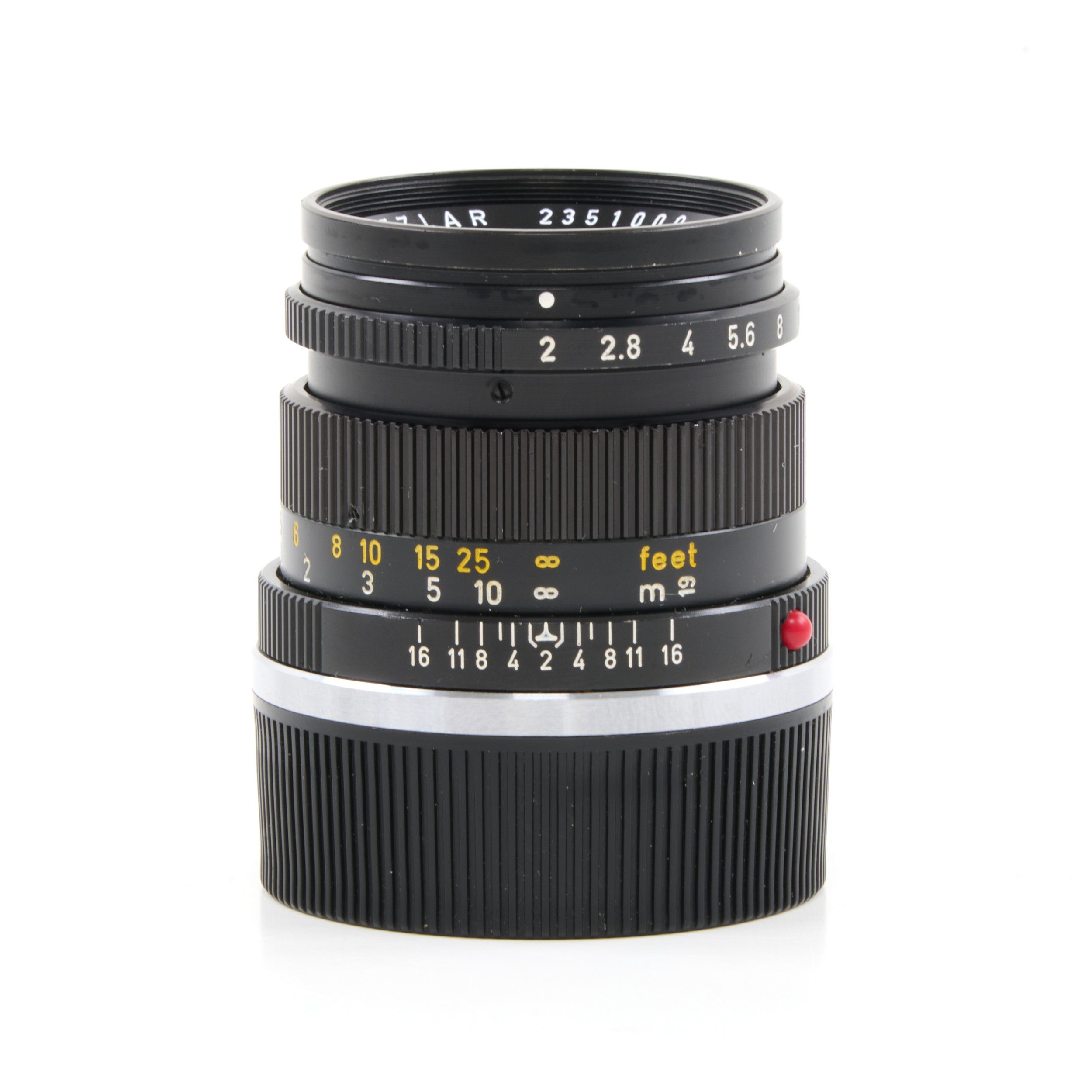 Leitz 50mm f2 Summicron 3rd Version Serial Number Ending 000