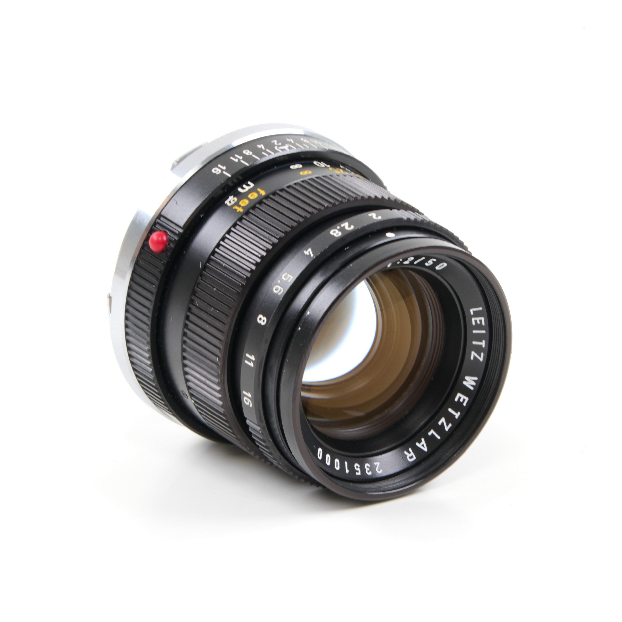 Leitz 50mm f2 Summicron 3rd Version Serial Number Ending 000
