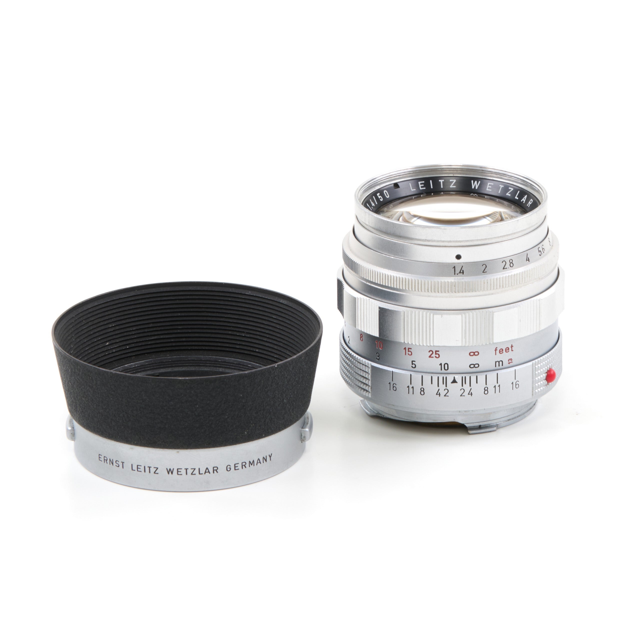 Leitz 50mm f1.4 Summilux + XOOIM Hood