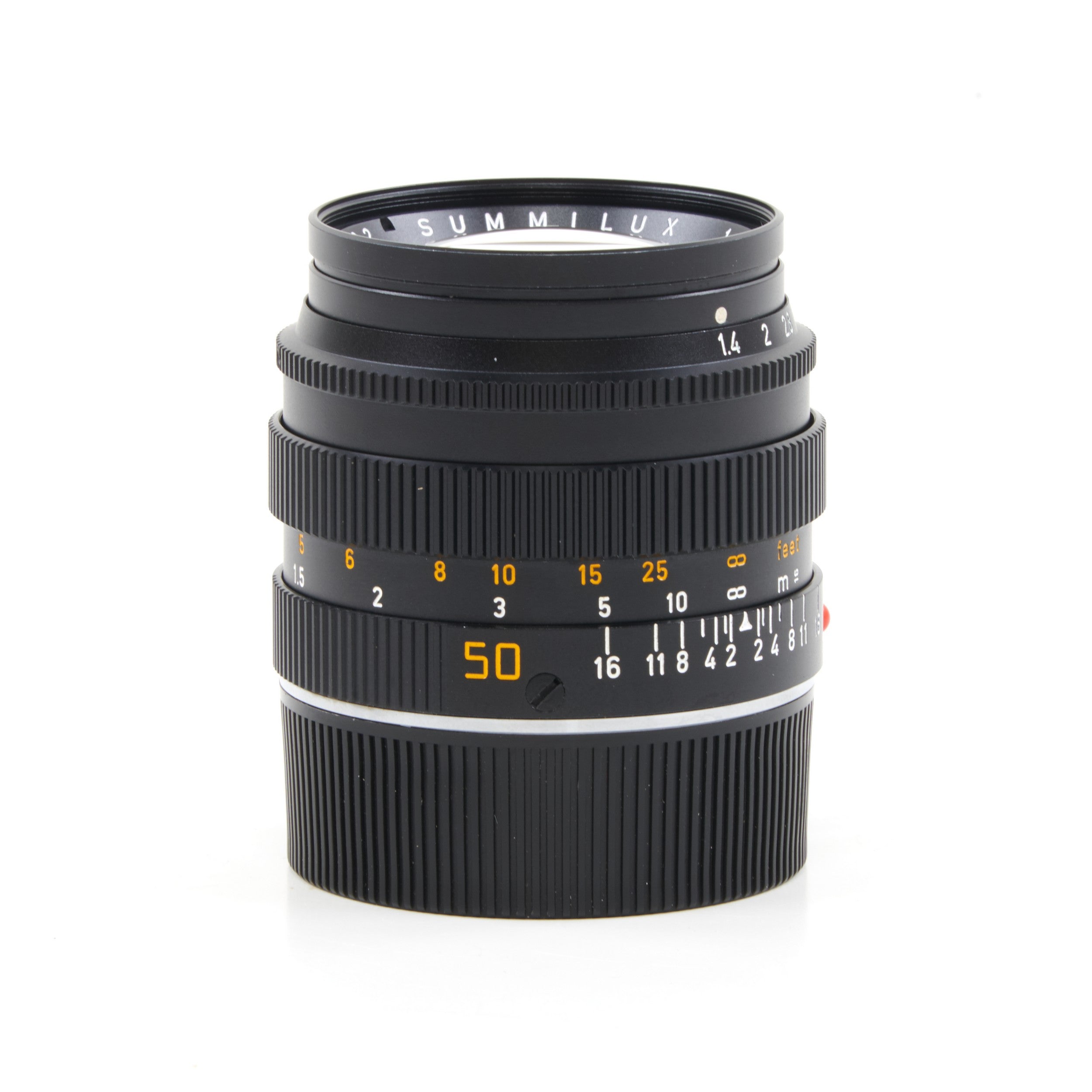 Leitz 50mm f1.4 Summilux Black + Box