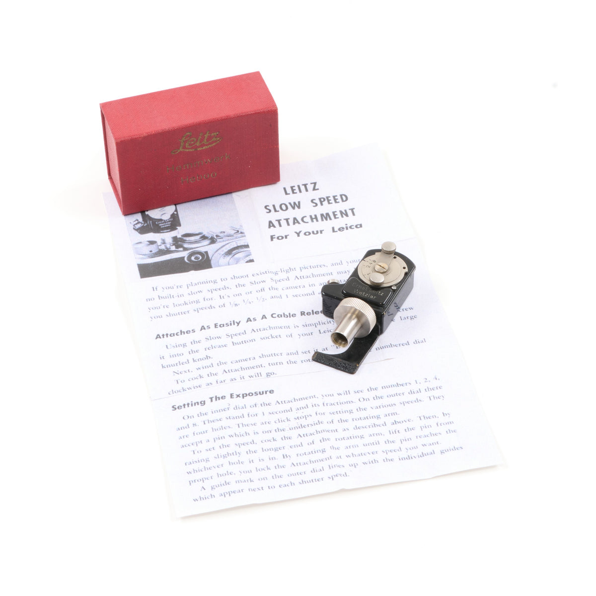 Leitz HEBOO Slow Speed Device Black Nickel + Box