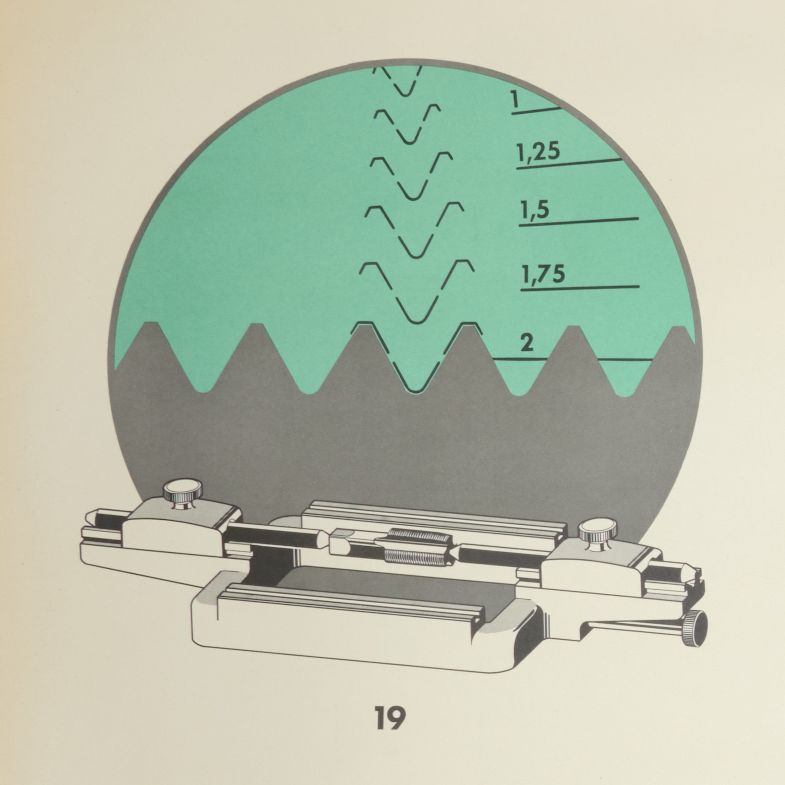 Leitz Large Universal Toolmakers Microscope Model UWM Poster English 1960