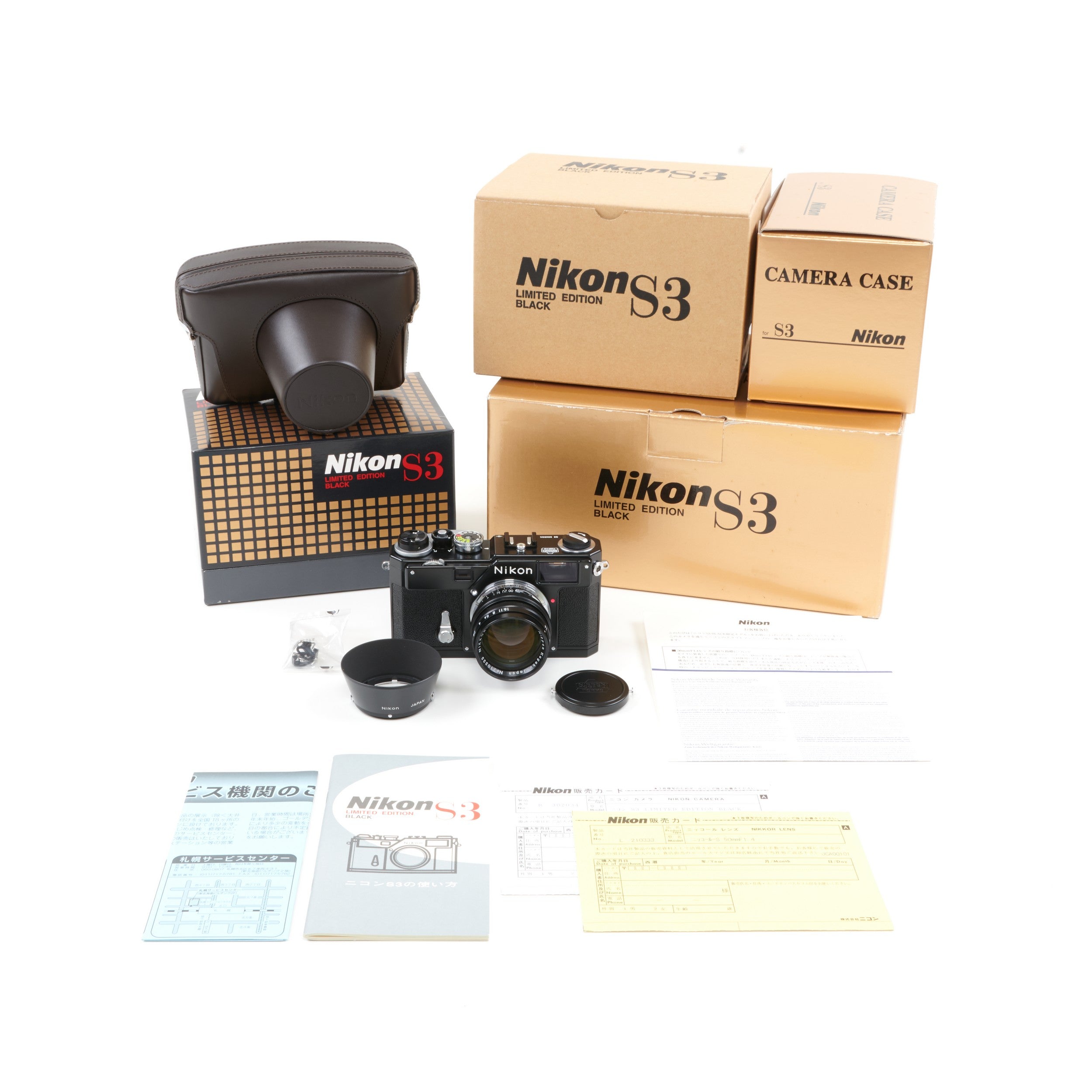 Nikon S3 Black Paint Limited Edition + Box