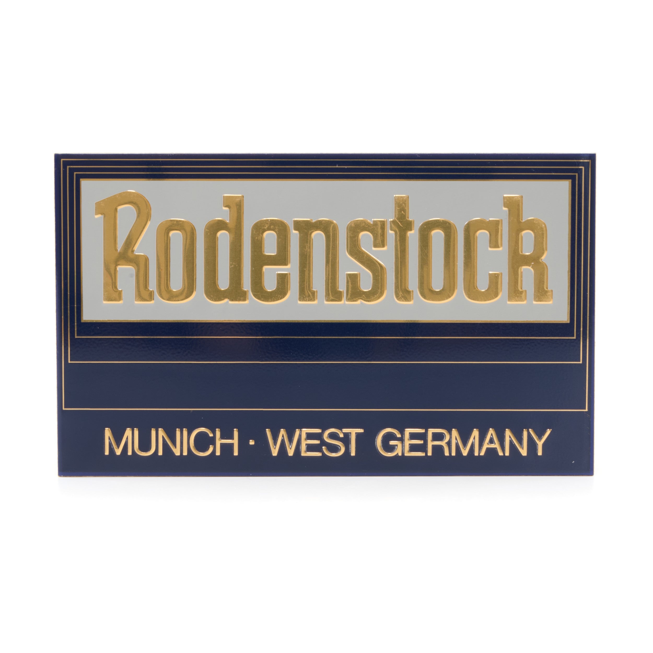 Rodenstock Munich - West Germany Sign