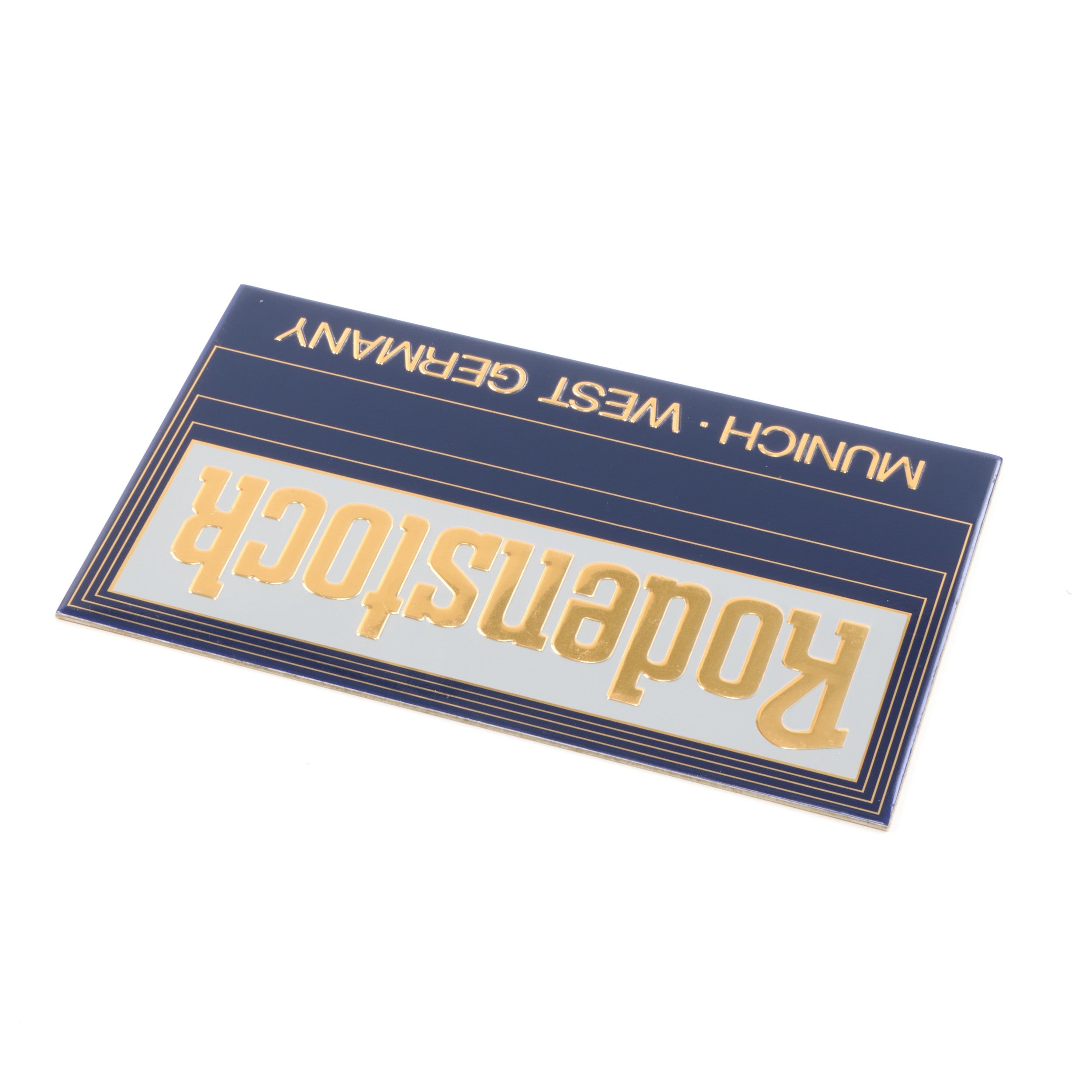 Rodenstock Munich - West Germany Sign