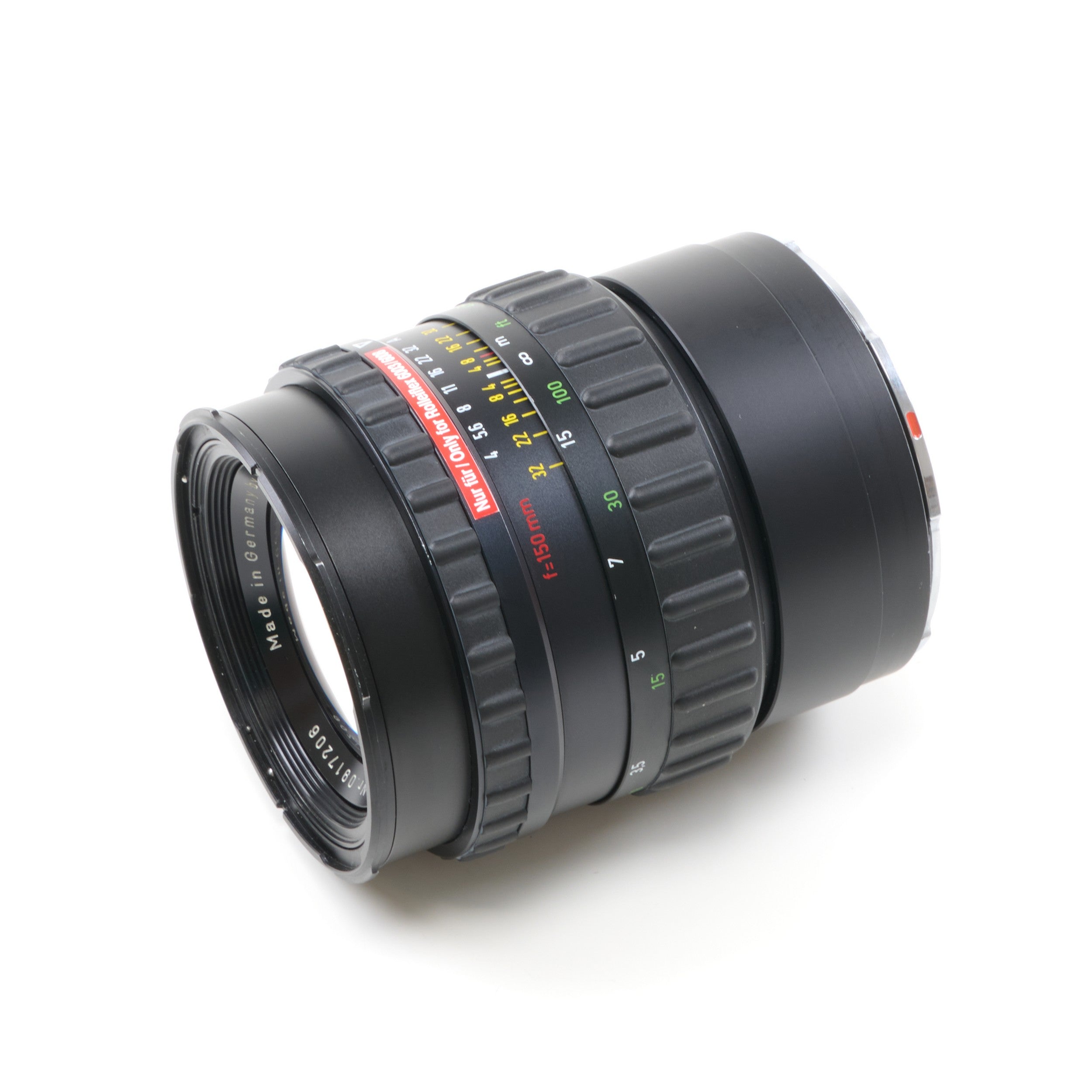 Rollei 150mm f4 Sonnar HFT PQS For 6003 / 6008 + Box