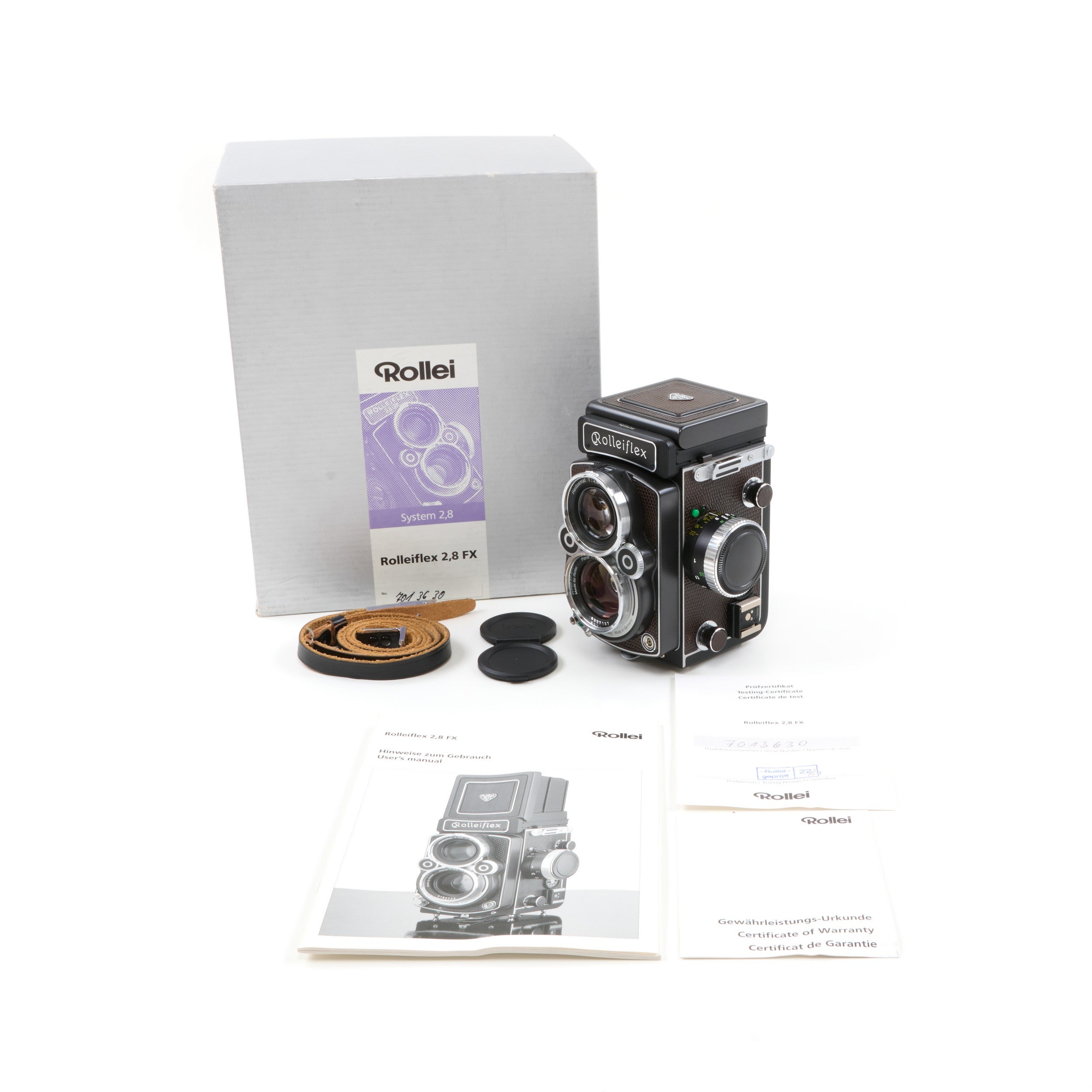 Rolleiflex 2.8 FX Planar 80mm HFT + Box