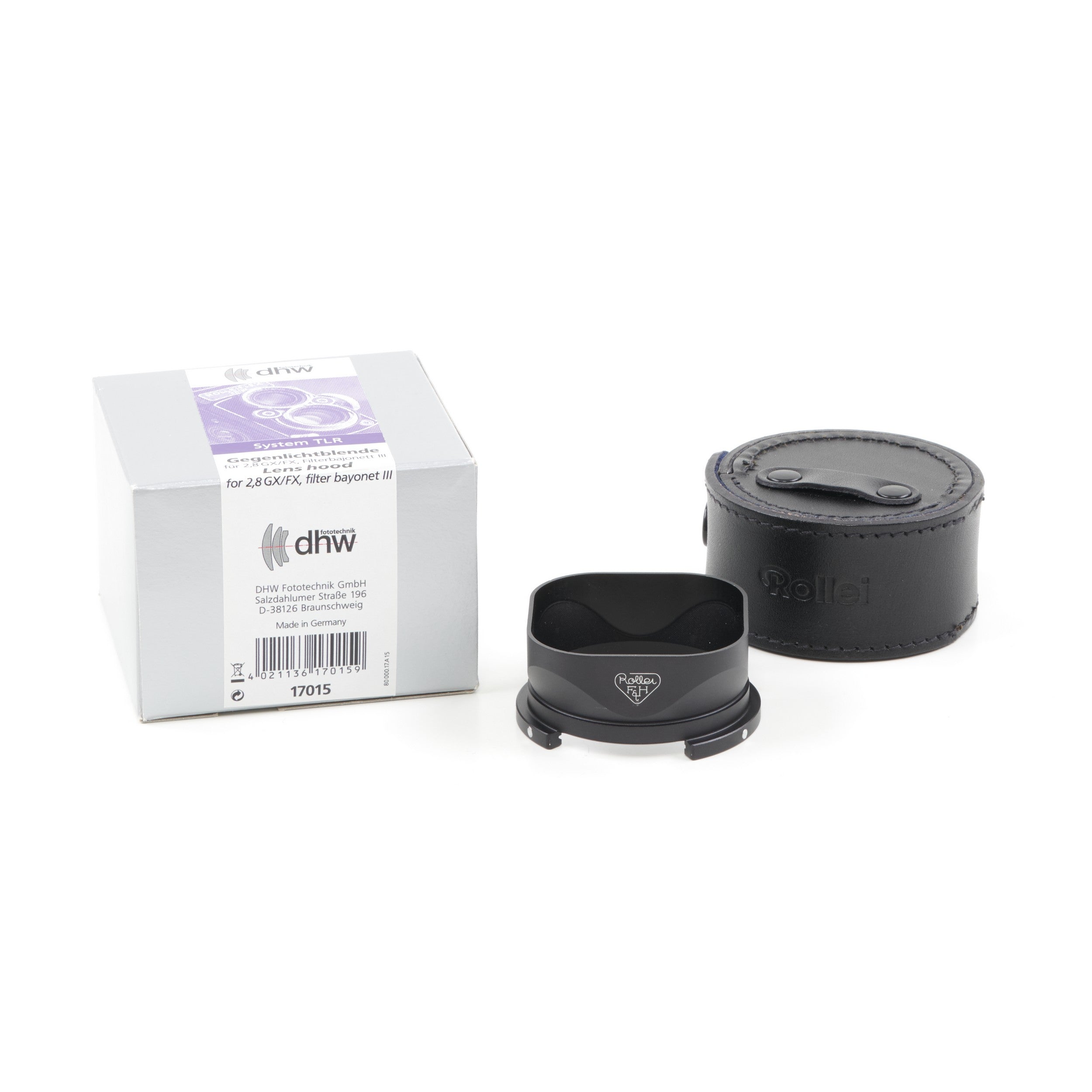 Rolleiflex Lens Hood Black Edition Bay III For 2.8 GX/FX + Box