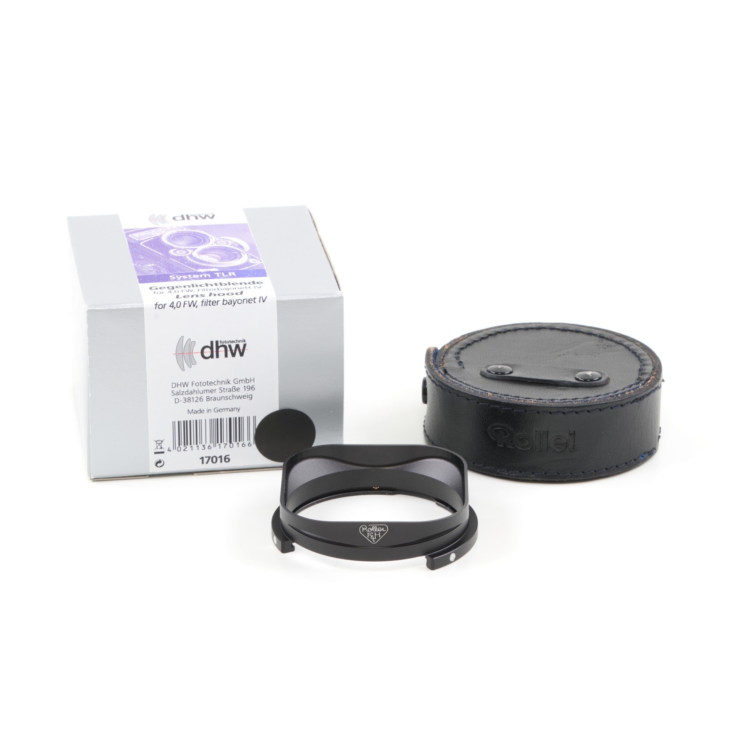 Rolleiflex Lens Hood Black Edition For 4.0 FW + Box
