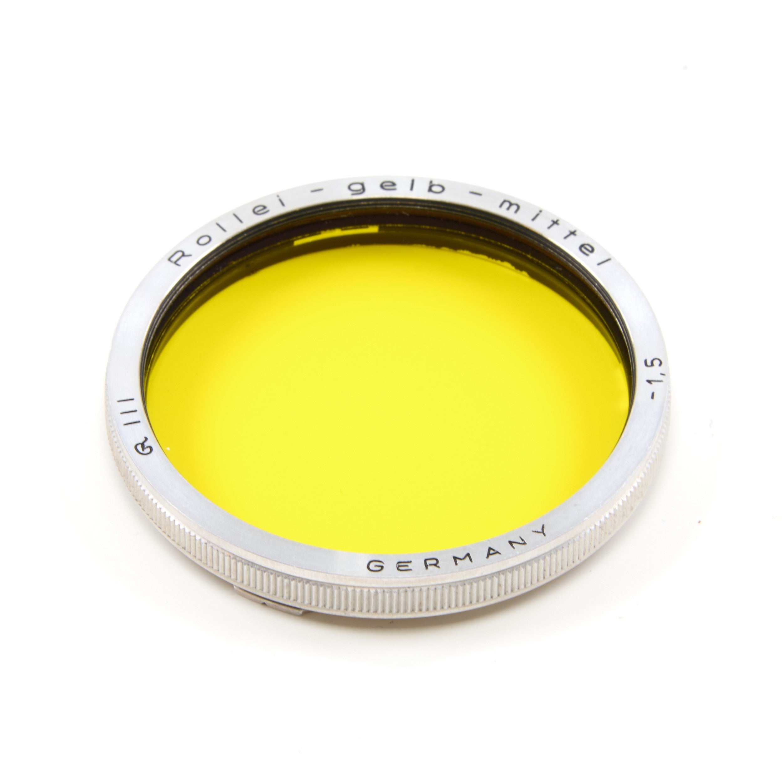 Rolleiflex Bay III Yellow Medium Filter Chrome