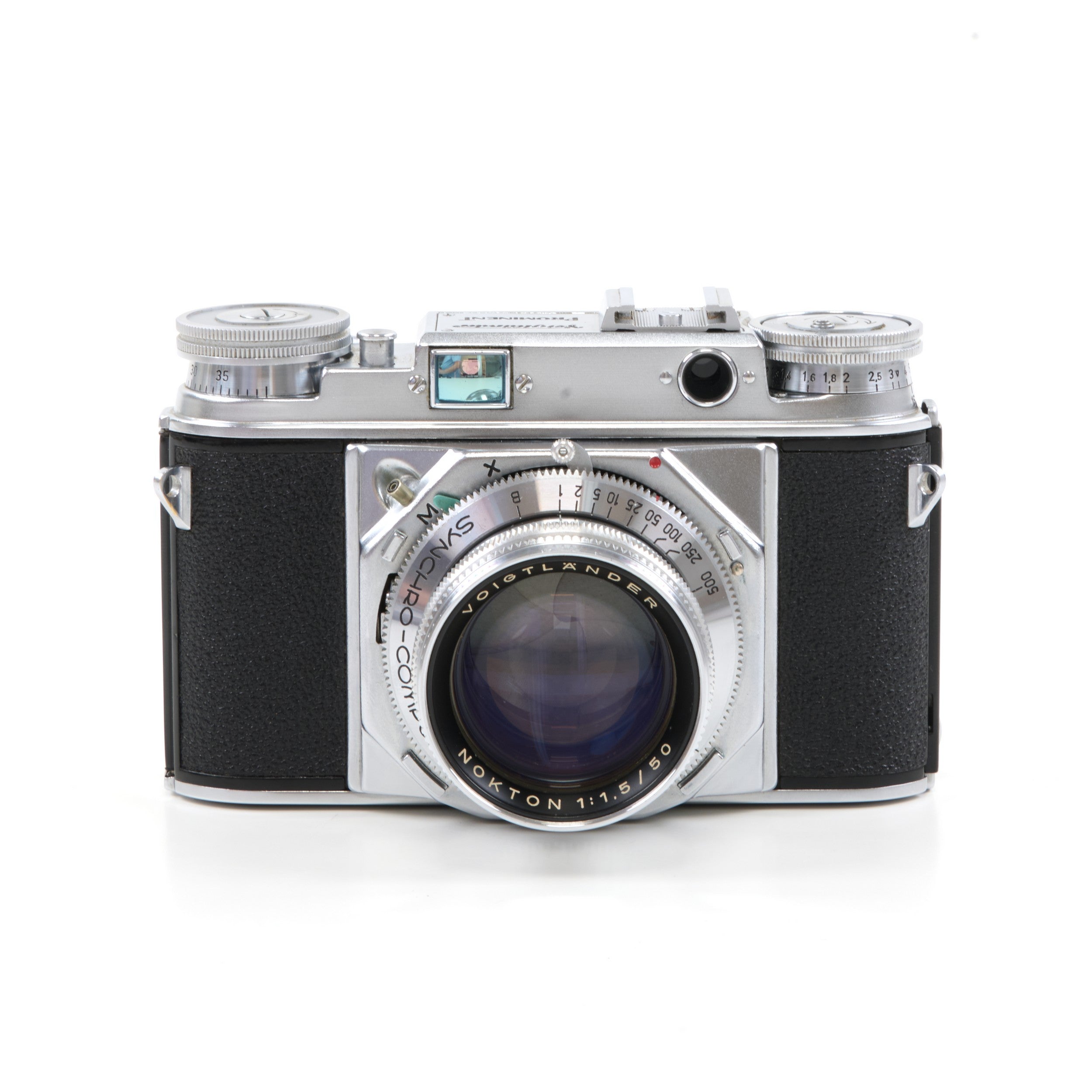 Voigtländer Prominent 3rd Model + 50mm f1.5 Nokton + Box