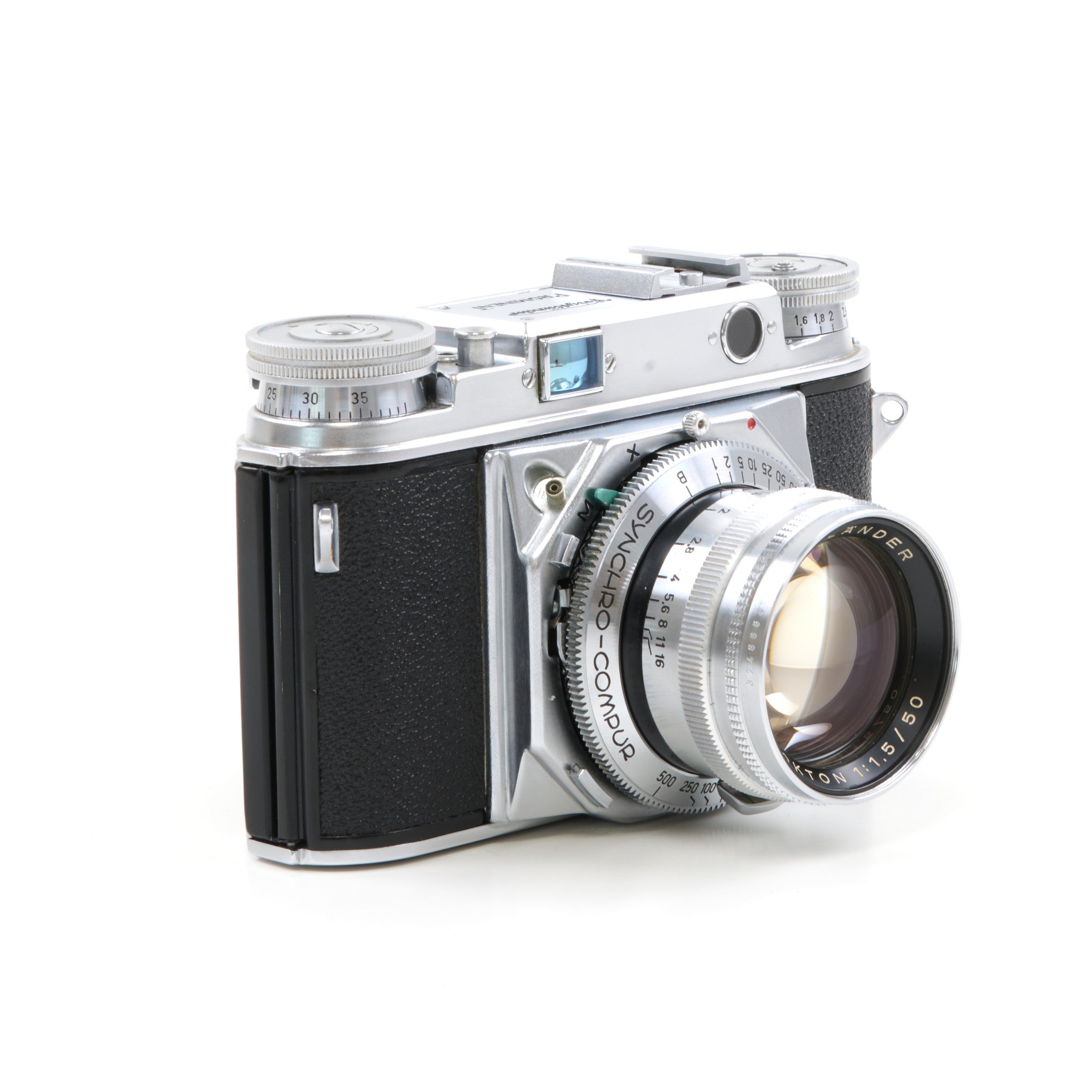 Voigtländer Prominent 3rd Model + 50mm f1.5 Nokton + Box