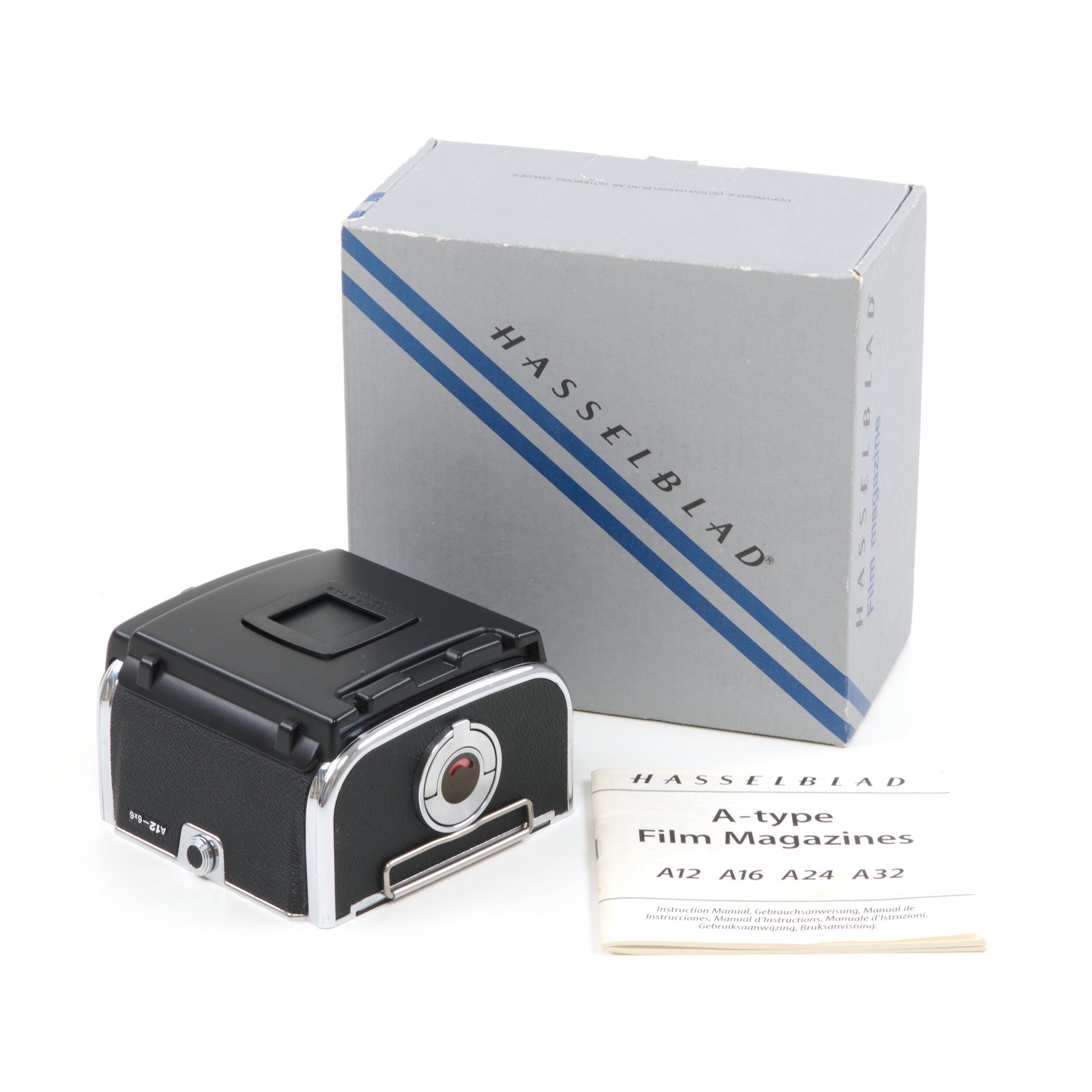 Hasselblad A12 Film Back Chrome + Box