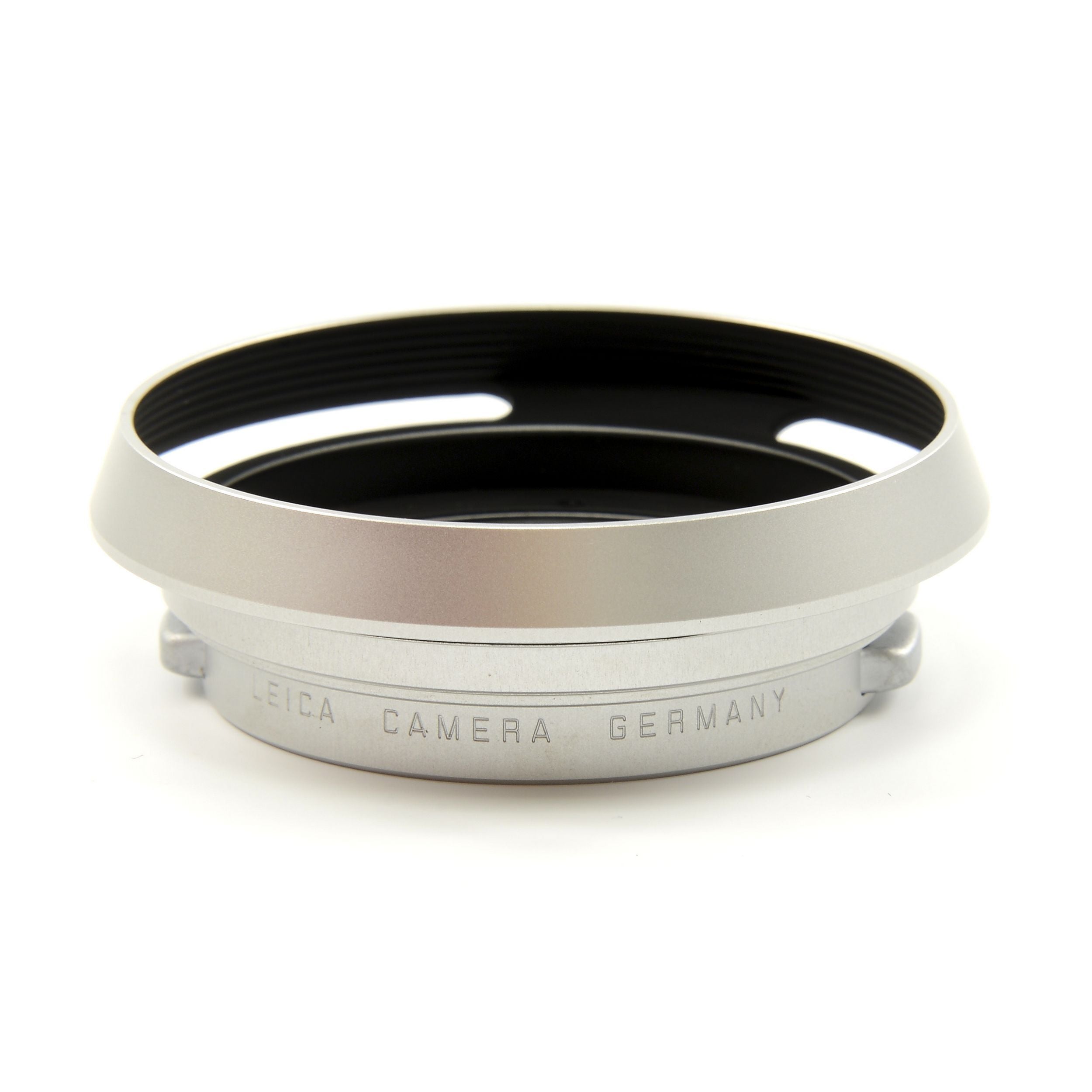 Leica 12467 Silver Lens Hood For 28mm Elmarit-M And 35mm Summicron-M + Box
