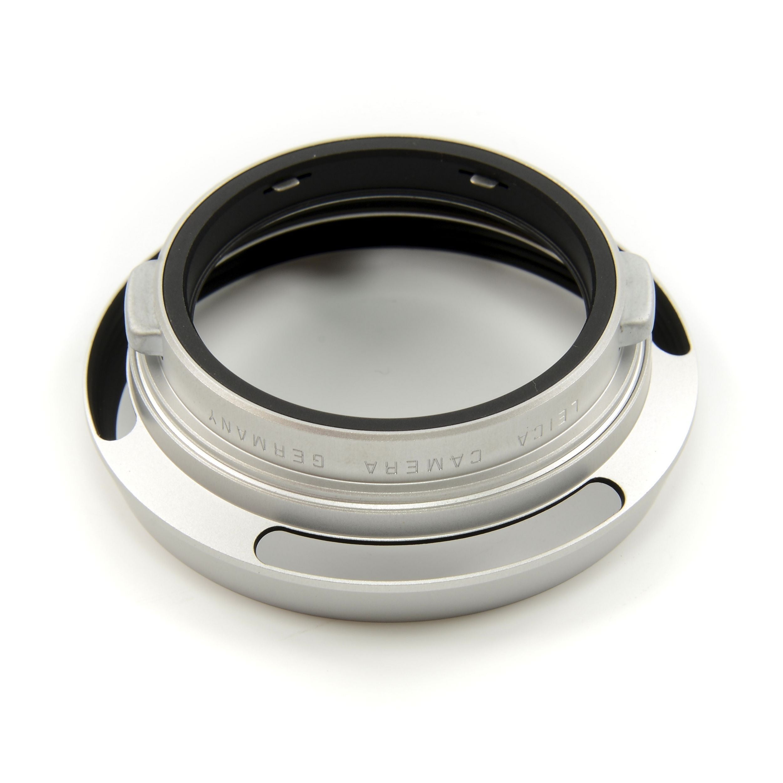 Leica 12467 Silver Lens Hood For 28mm Elmarit-M And 35mm Summicron-M + Box