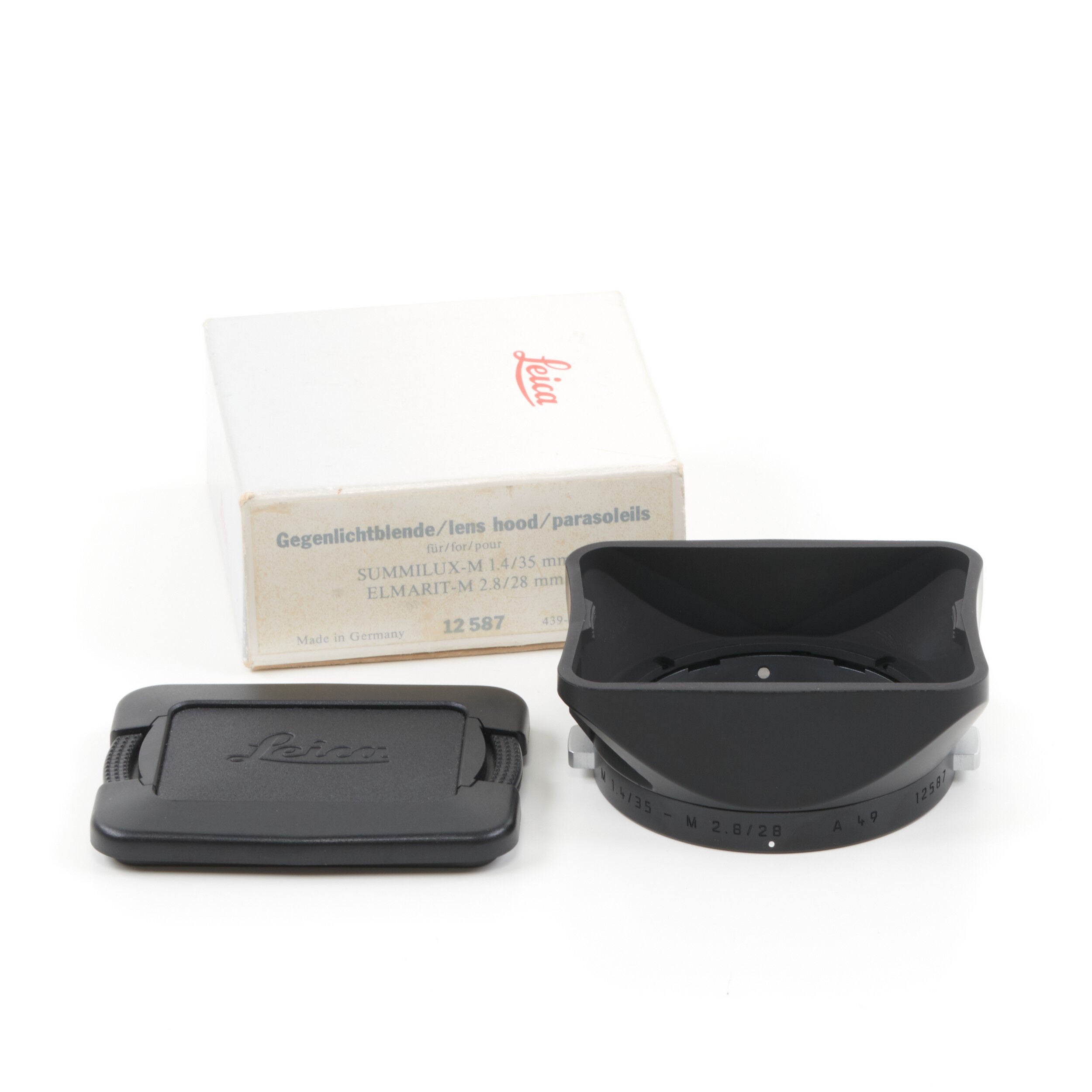 Leica 12587 Lens Hood For 35mm Summilux ASPHERICAL + Box