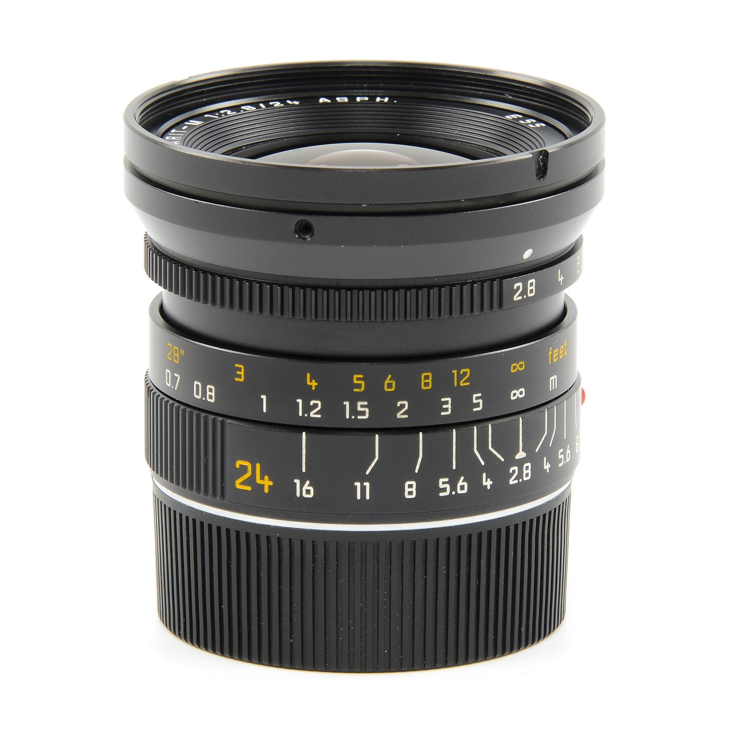 Leica 24mm f2.8 Elmarit-M ASPH Black + Box