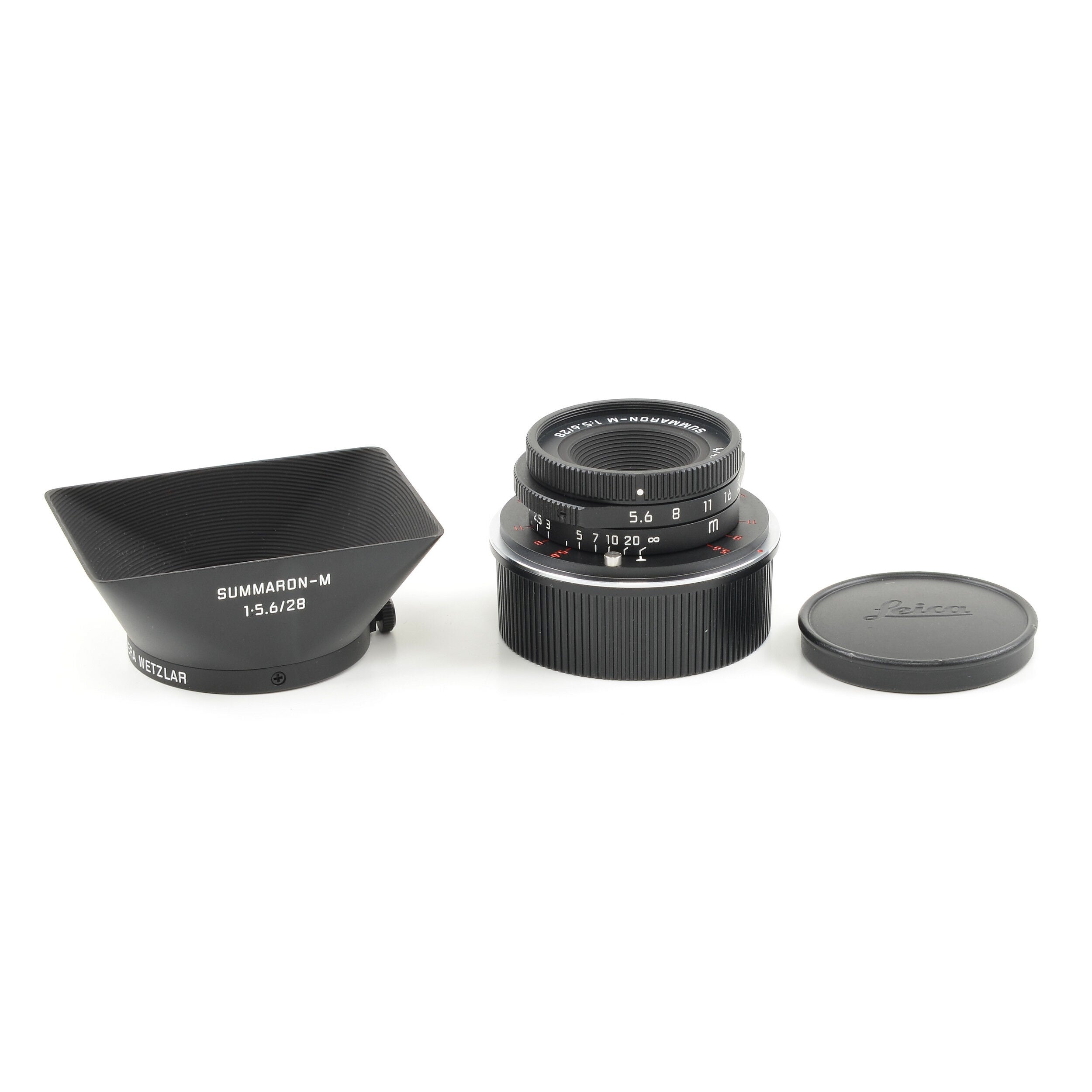 Leica 28mm f5.6 Summaron-M Matte Black Paint + Box