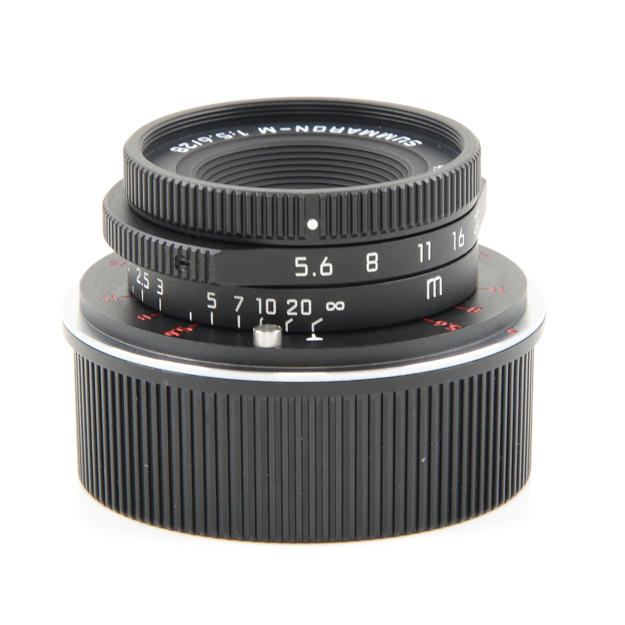 Leica 28mm f5.6 Summaron-M Matte Black Paint + Box