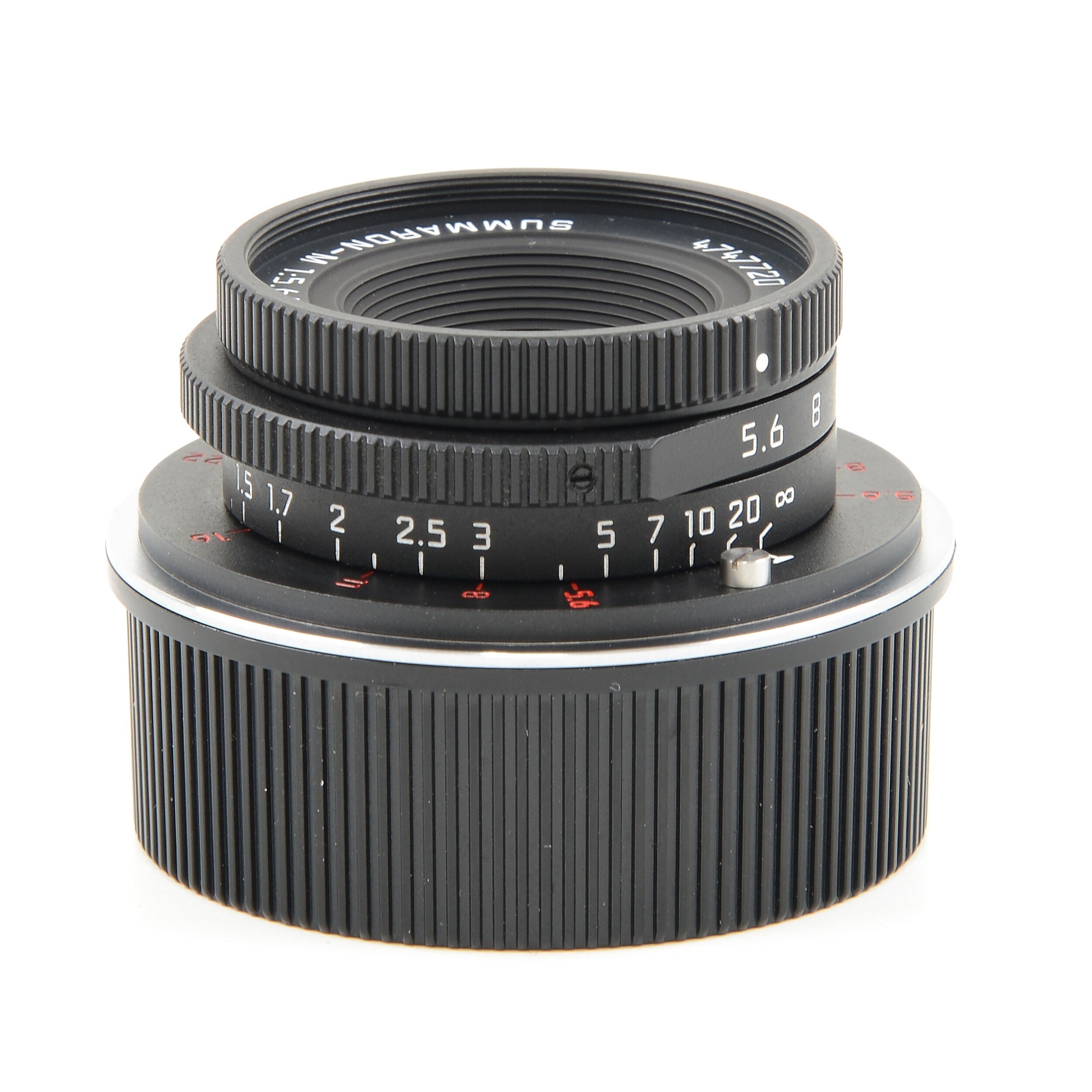 Leica 28mm f5.6 Summaron-M Matte Black Paint + Box