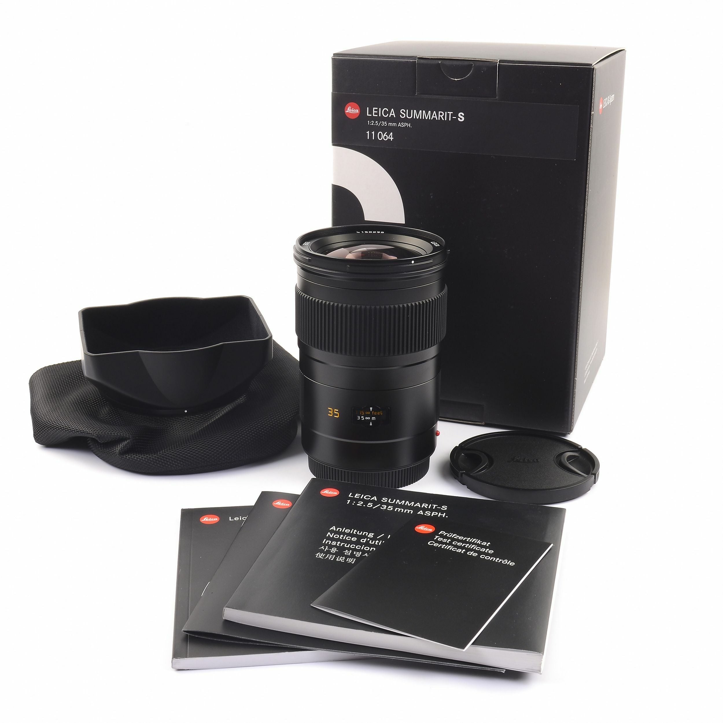 Leica 35mm f2.5 Summarit-S + Box