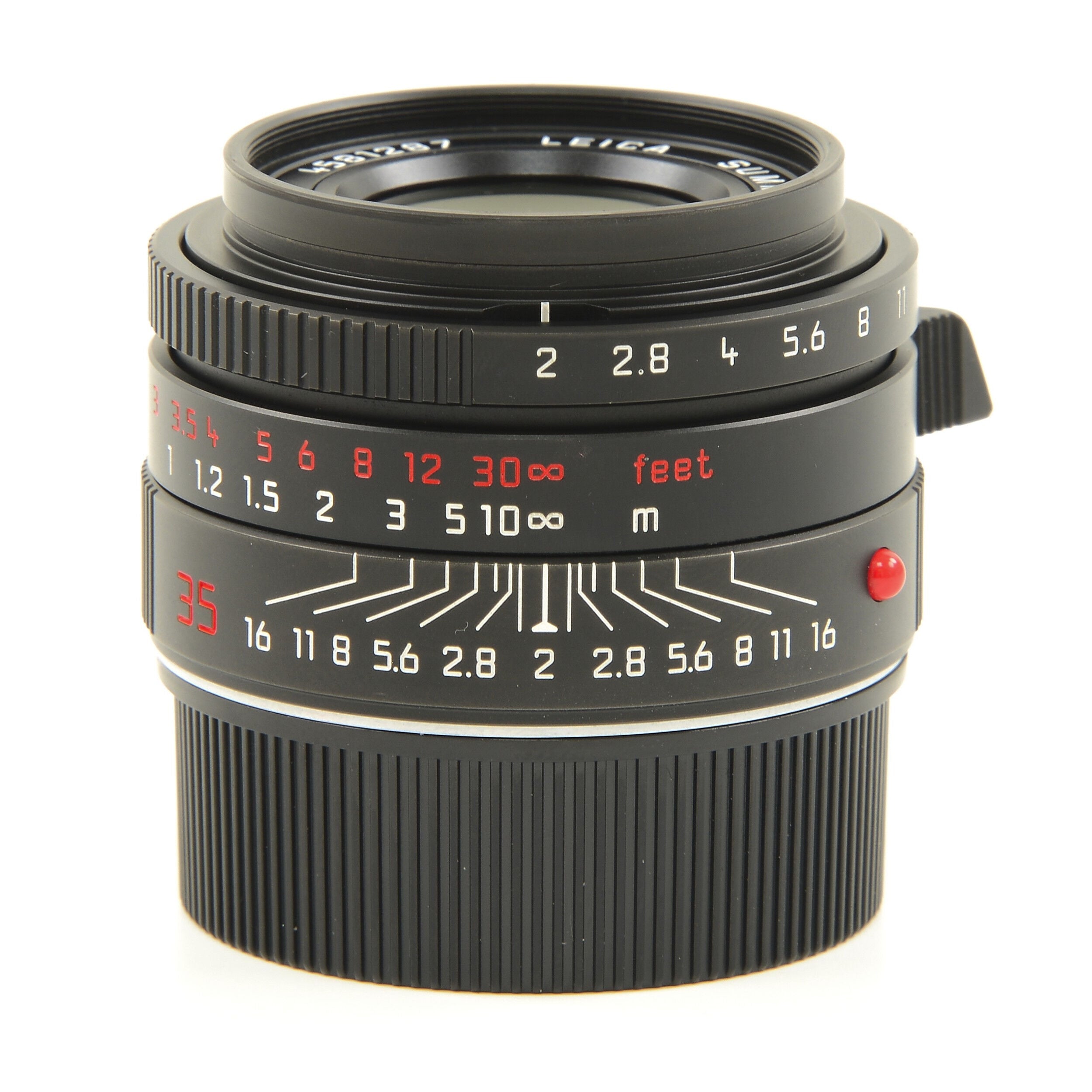 Leica 35mm f2 Summicron-M ASPH Limited Edition Black Chrome + Box