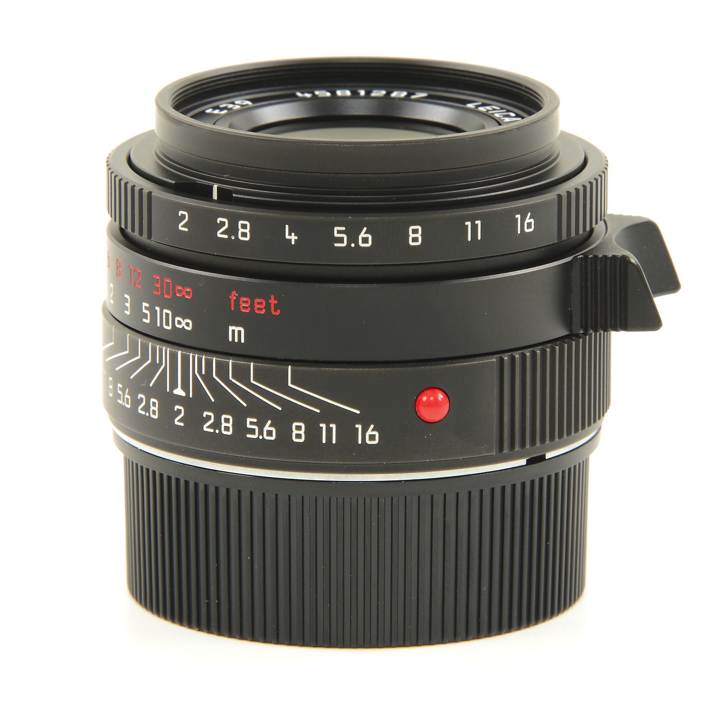 Leica 35mm f2 Summicron-M ASPH Limited Edition Black Chrome + Box