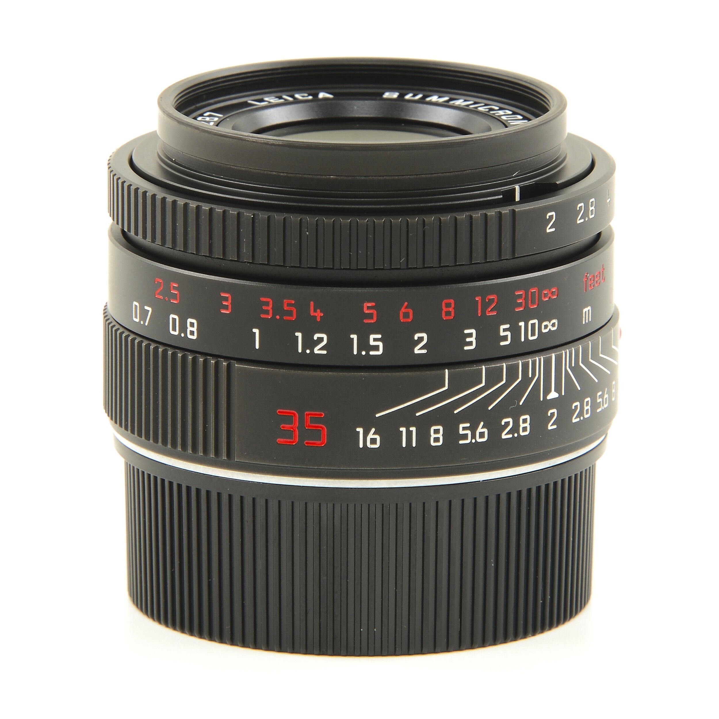 Leica 35mm f2 Summicron-M ASPH Limited Edition Black Chrome + Box