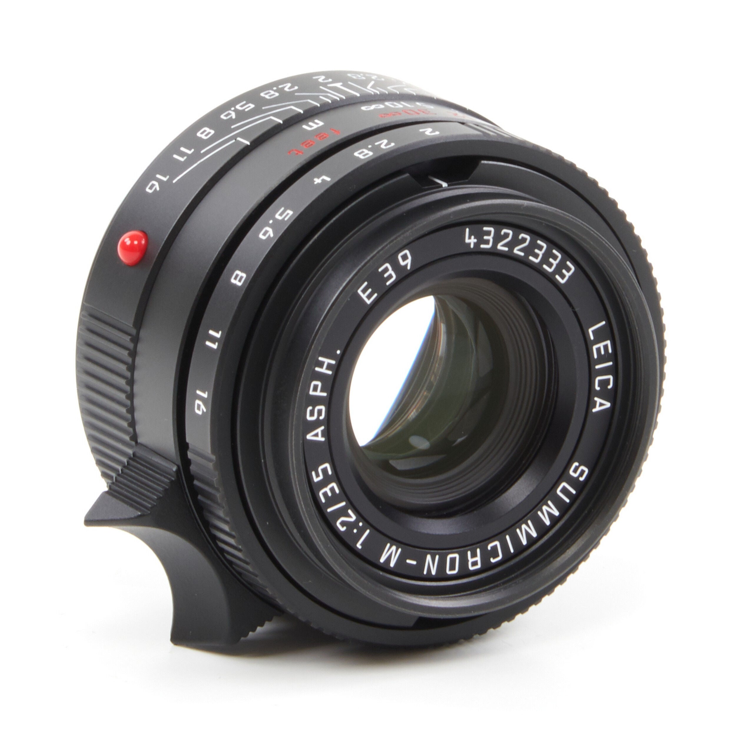 Leica 35mm f2 Summicron-M ASPH Limited Edition Black Chrome + Box