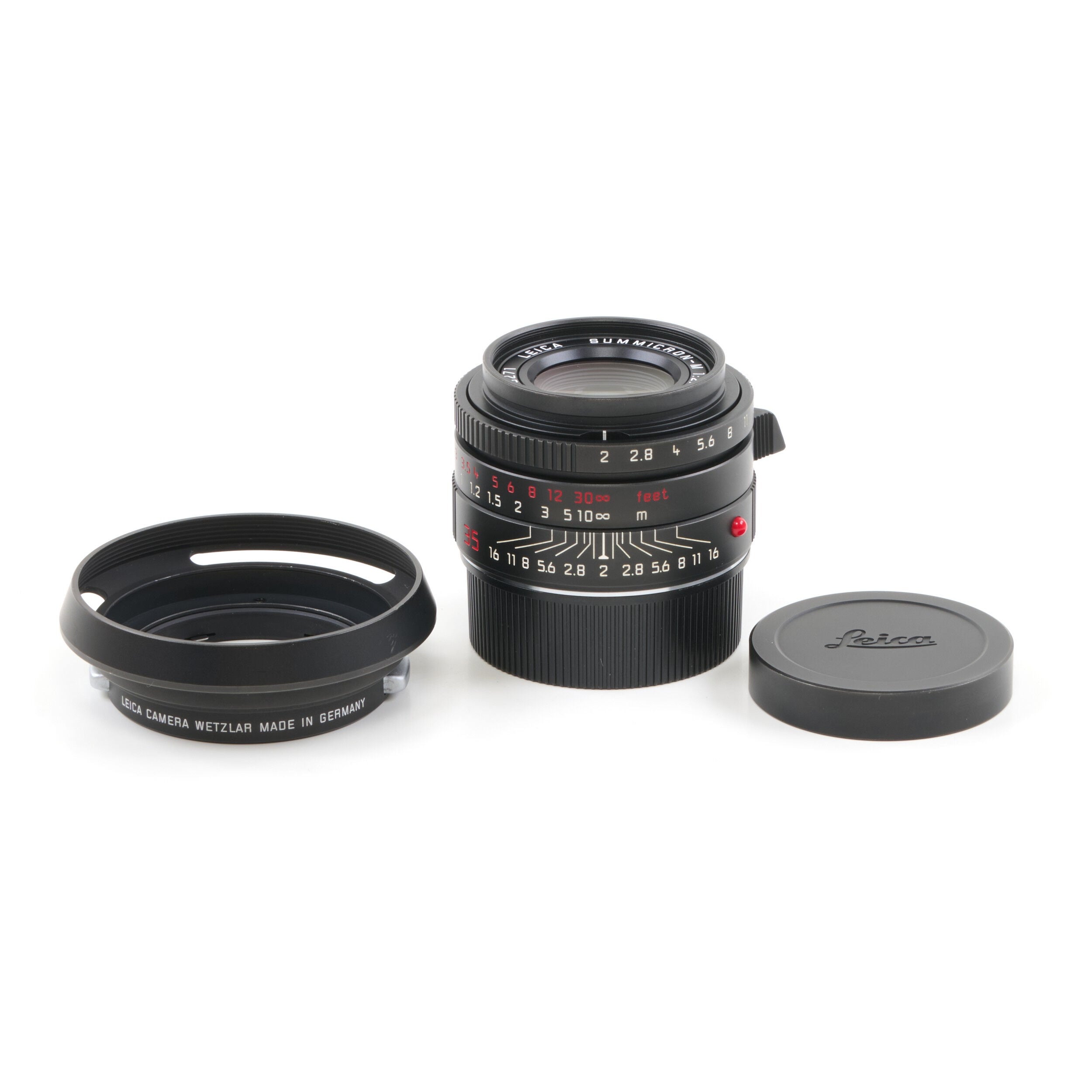 Leica 35mm f2 Summicron-M ASPH Limited Edition Black Chrome + Box